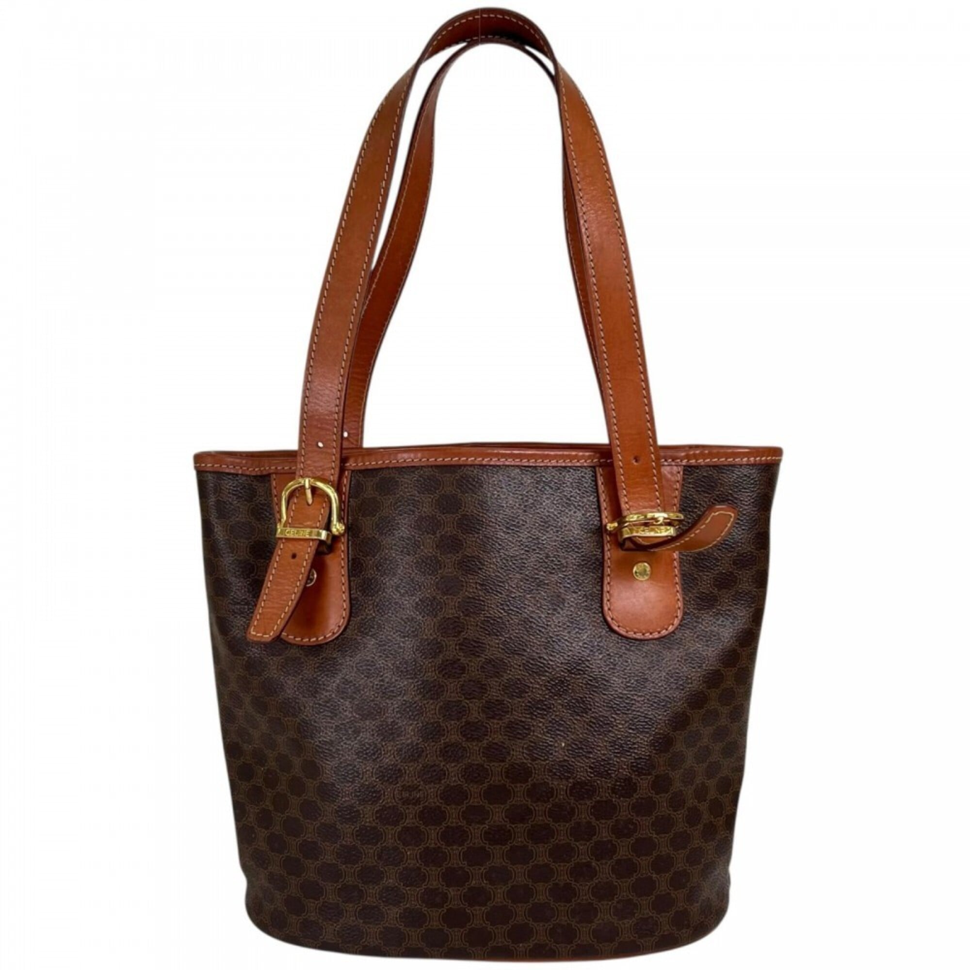 Celine Brown Leather Tote Bag (Pre-Owned)