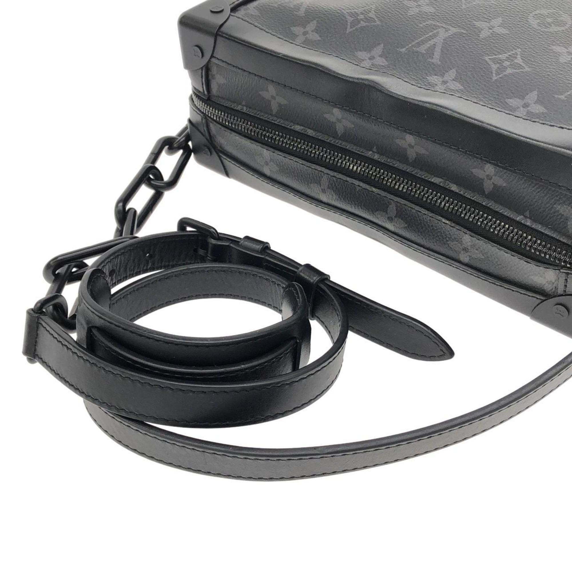 Louis Vuitton Black Coated Canvas Shoulder Bag (Pre-Owned)