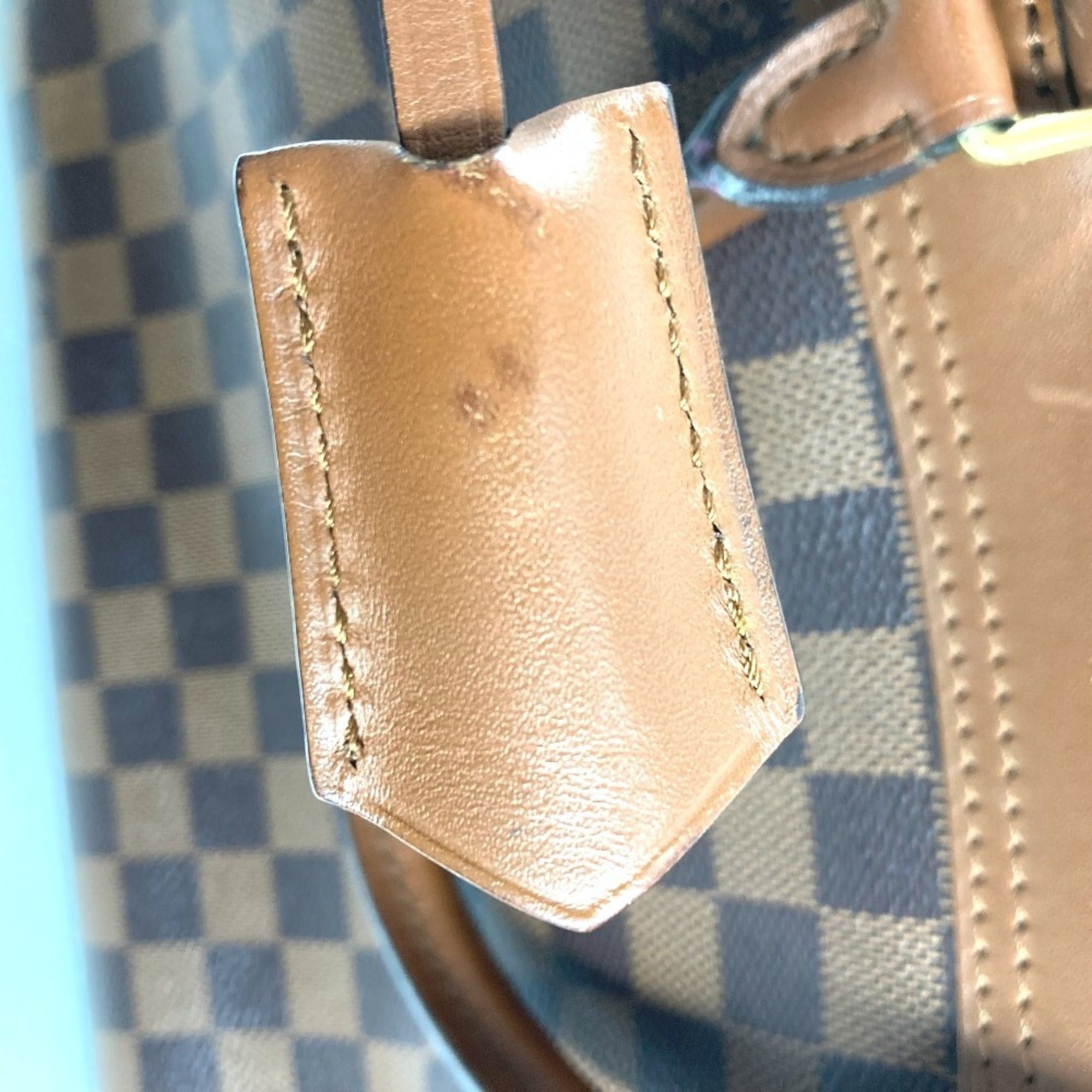 Louis Vuitton Brown Damier Canvas Handbag Shoulder Bag Tote Bag (Pre-Owned)