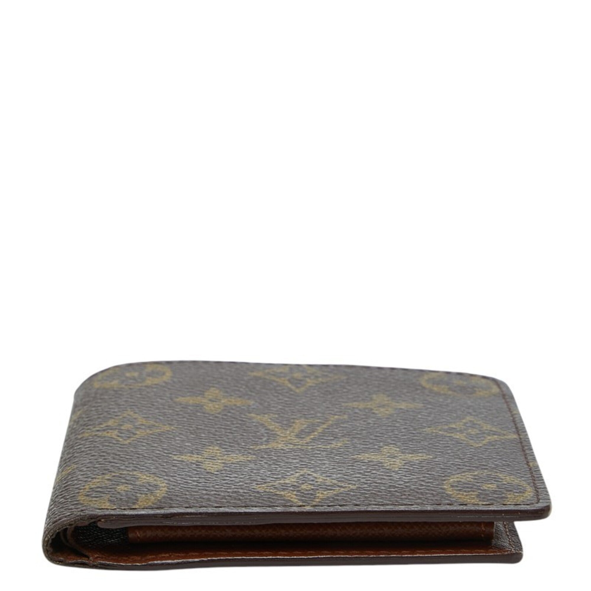 Louis Vuitton Brown Pvc Leather Wallet (Bi-Fold) (Pre-Owned)