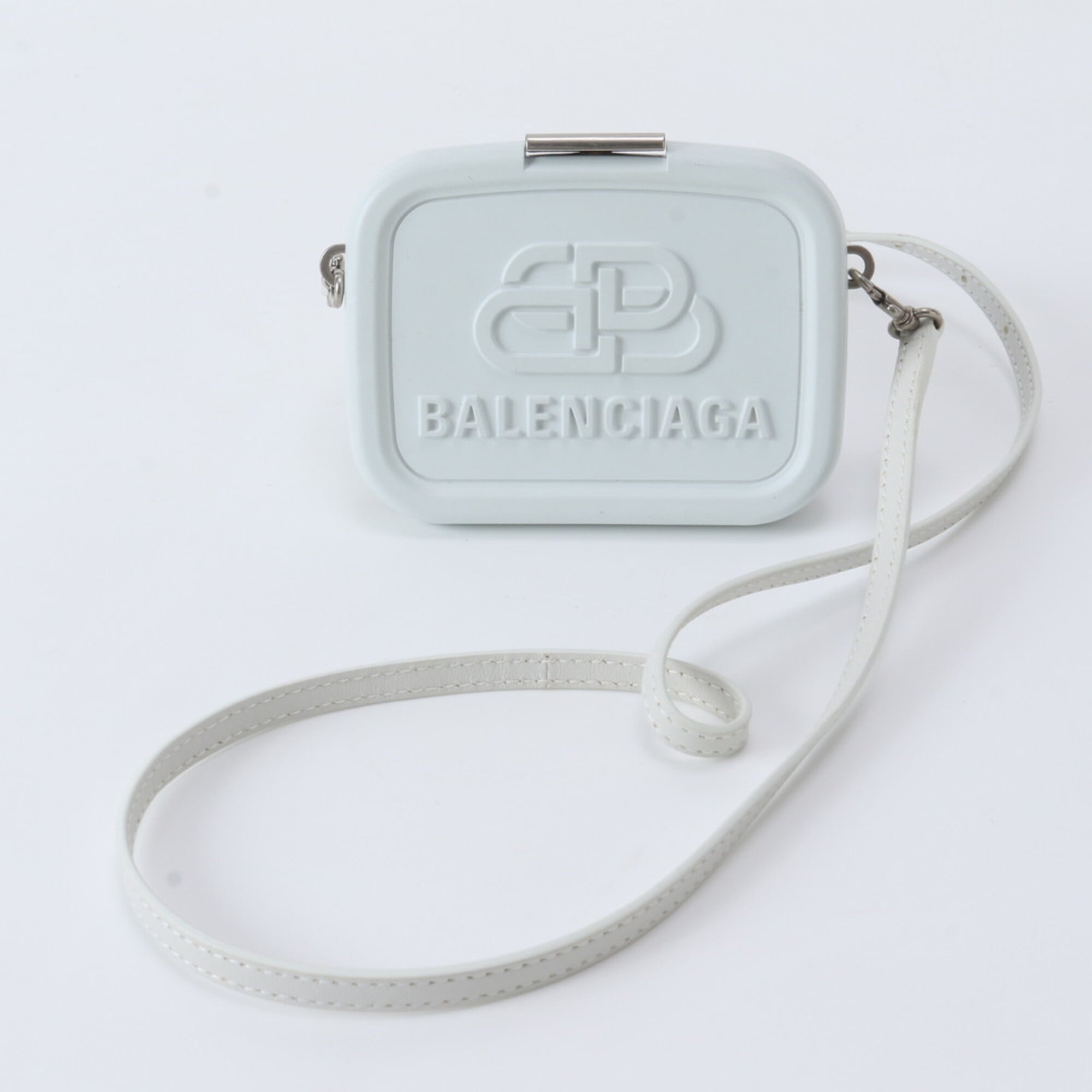 Balenciaga White Leather Shoulder Bag (Pre-Owned)