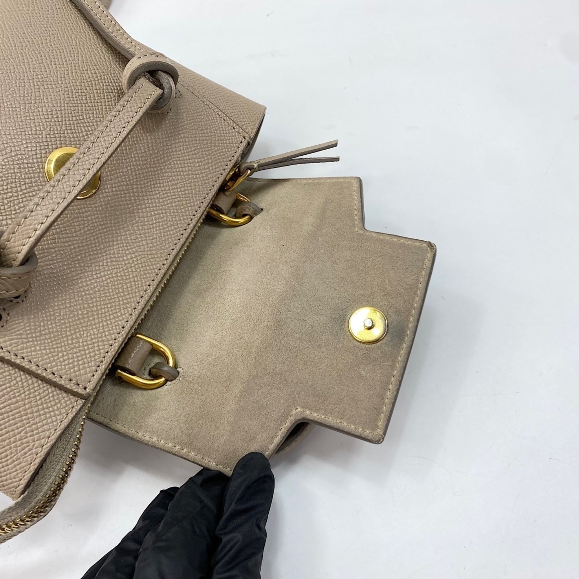 Celine Beige Handbag Shoulder Bag (Pre-Owned)