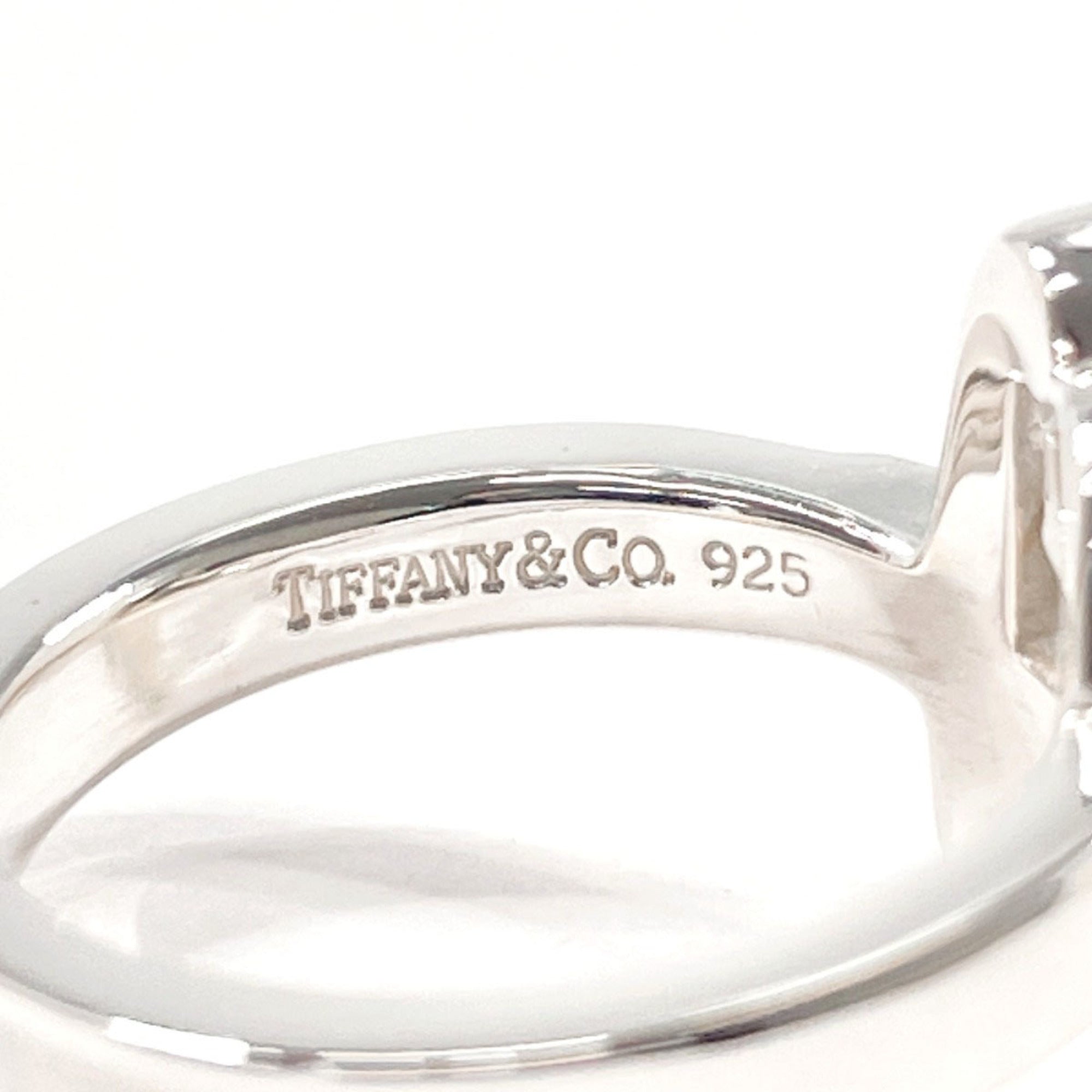 Tiffany Silver Silver 925 Band Ring (Pre-Owned)