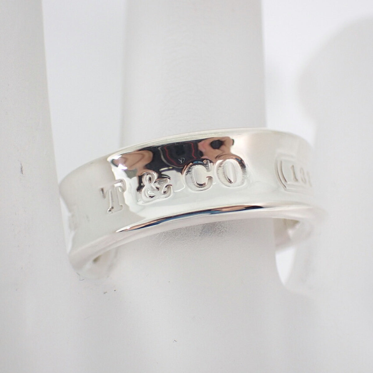 Tiffany Sterling Silver 925 Band Ring (Pre-Owned)