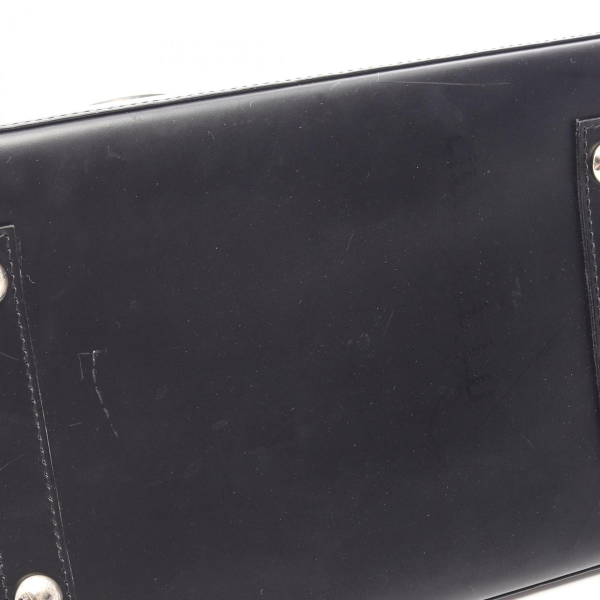 Louis Vuitton Black Leather Handbag (Pre-Owned)