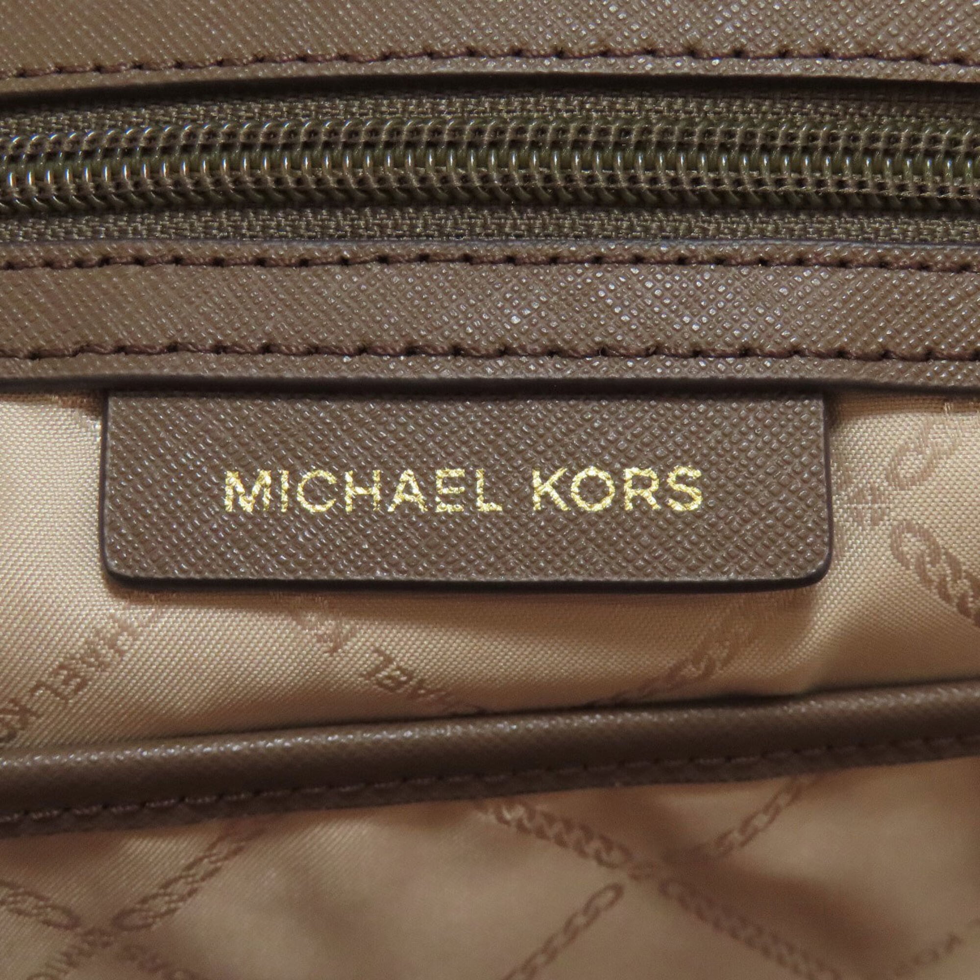 Michael Kors Brown Nylon Backpack (Pre-Owned)