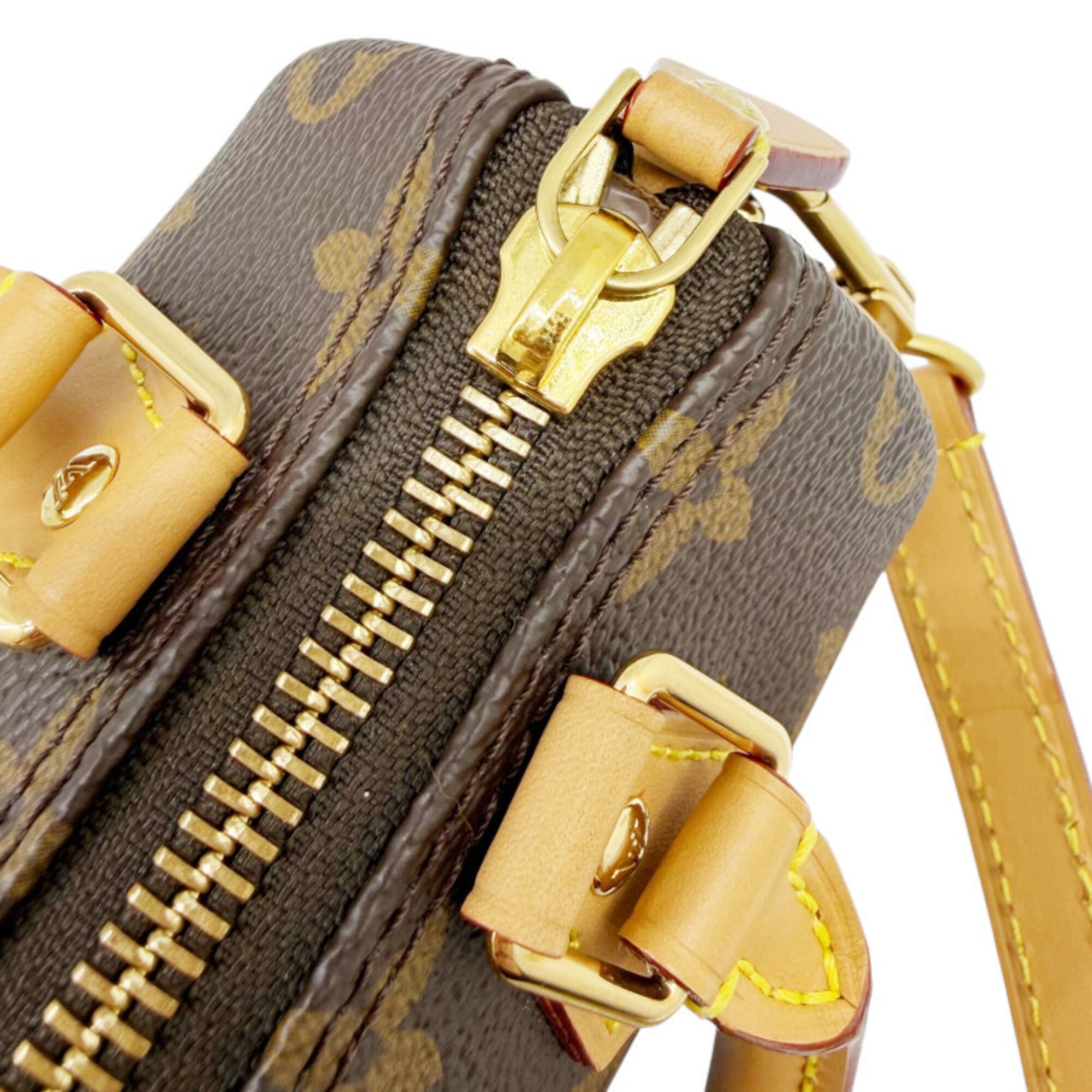 Louis Vuitton Brown Monogram Handbag Shoulder Bag (Pre-Owned)