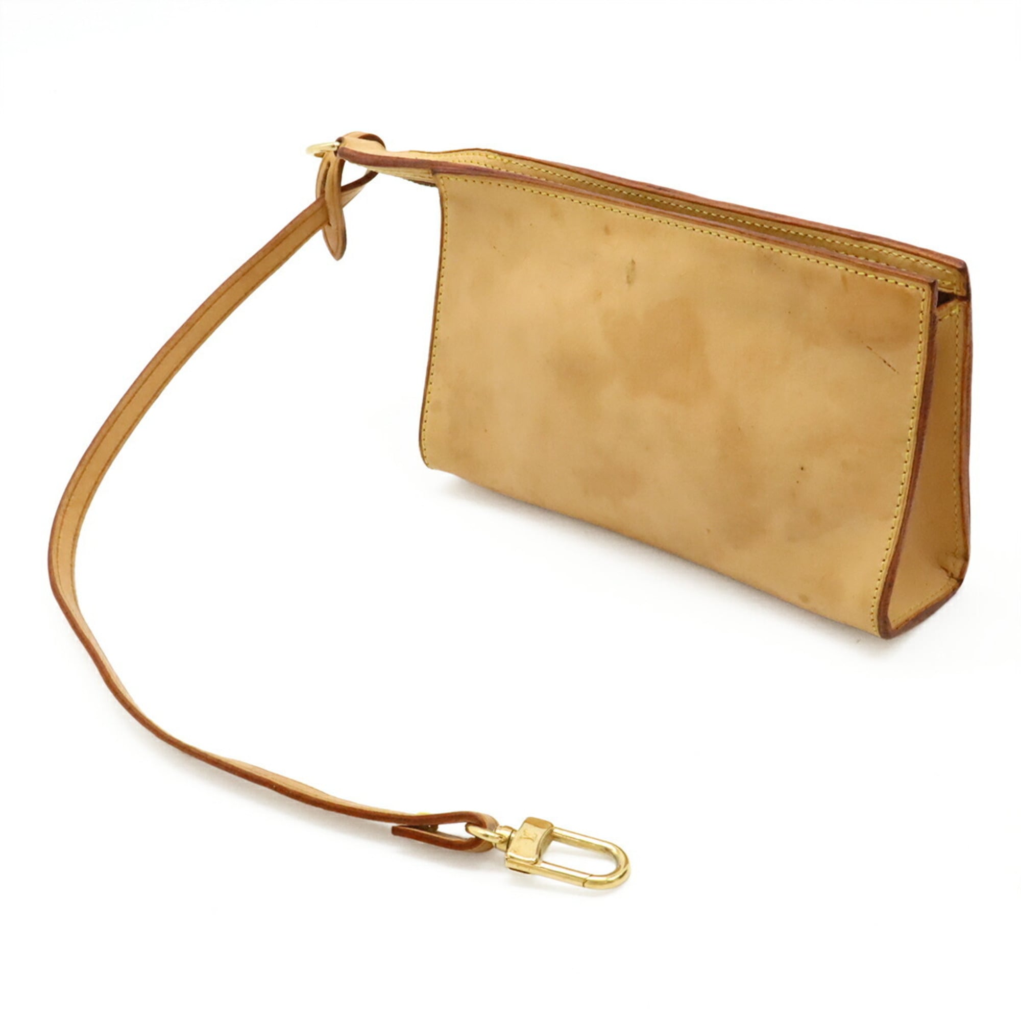 Louis Vuitton Brown Clear Monogram Vinyl Vinyl Pouch Tote Bag (Pre-Owned)