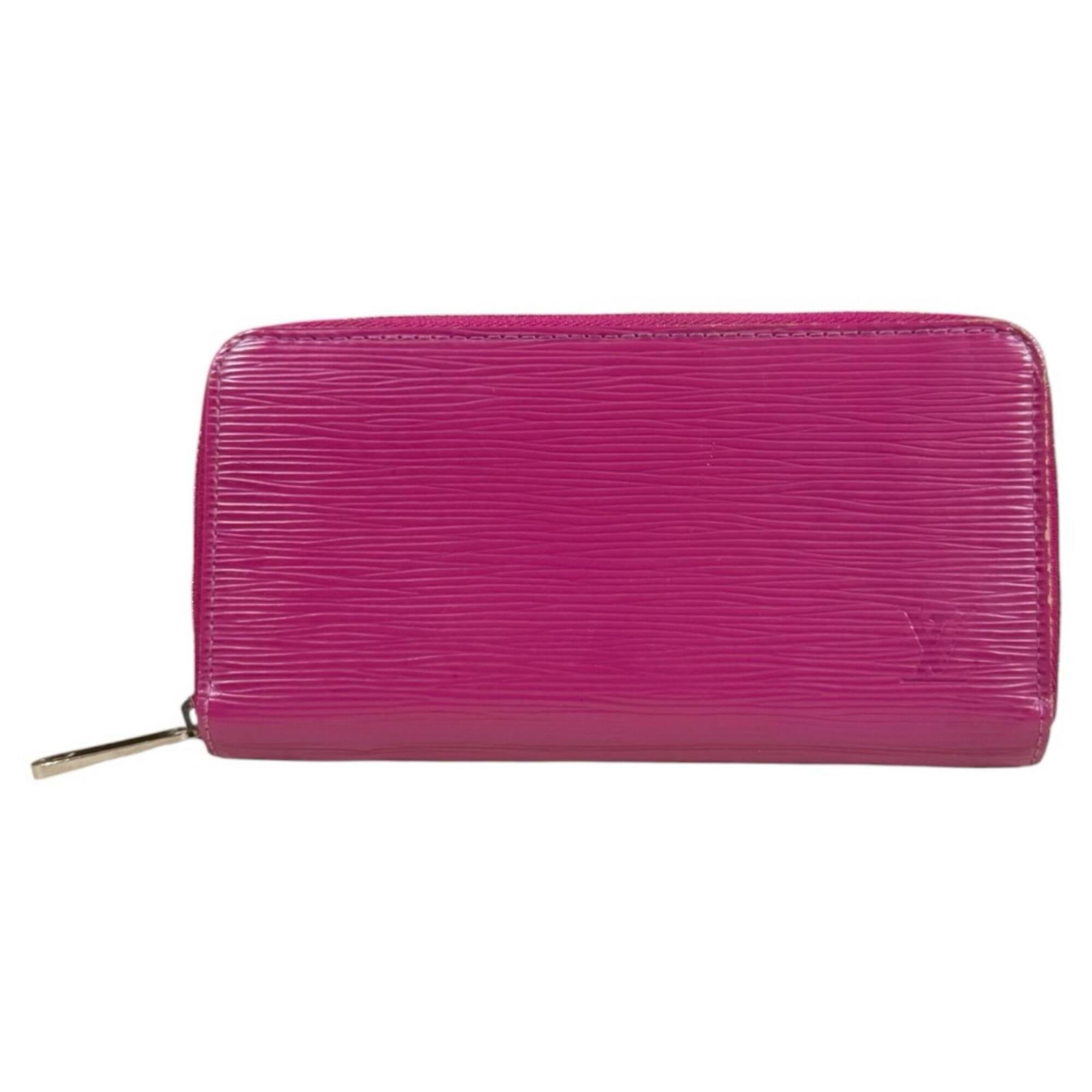 Louis Vuitton Epi Grenade Pink Epi Leather Long Wallet (Bi-Fold) (Pre-Owned)