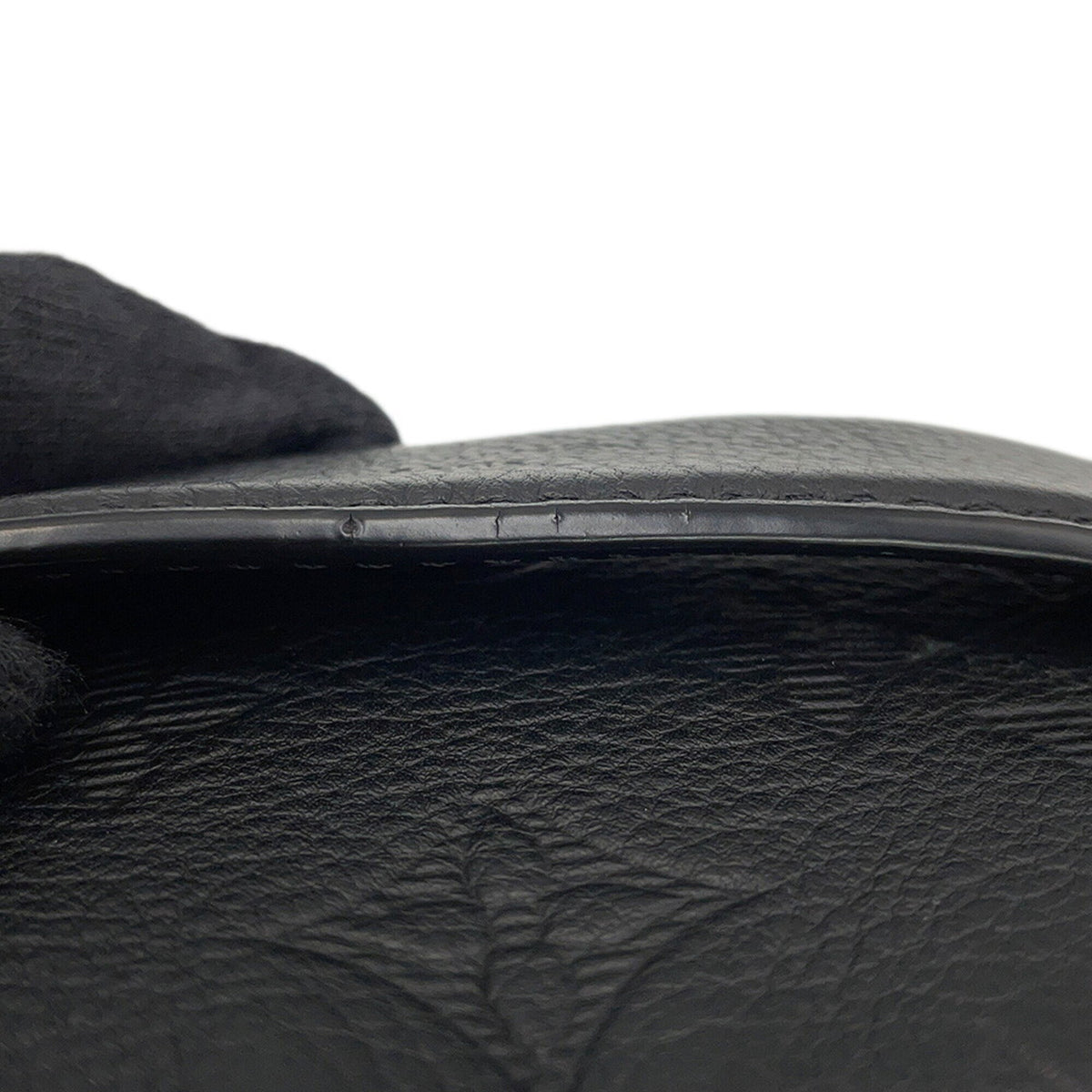 Louis Vuitton Black Noir Monogram Shadow Sling Bag (Pre-Owned)