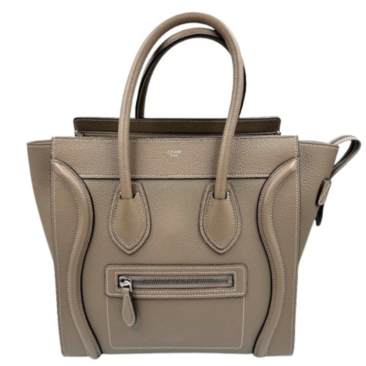 Celine Beige Leather Handbag (Pre-Owned)