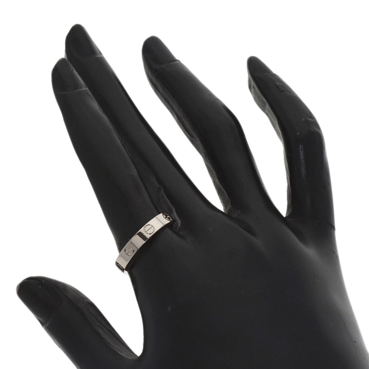 Cartier Silver White Gold (18K) Band Ring (Pre-Owned)