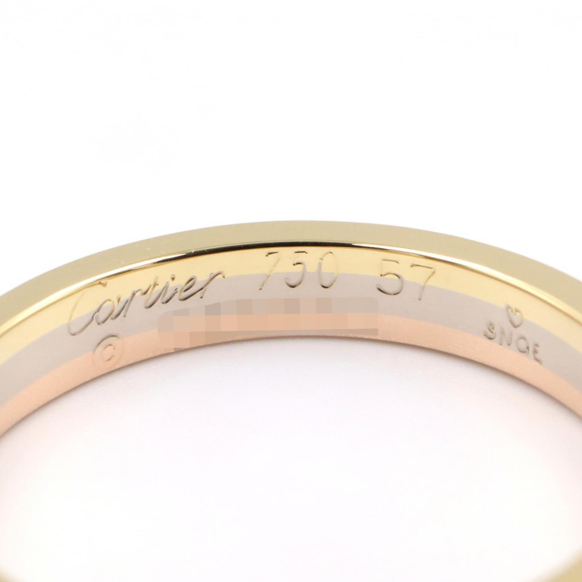 Cartier Gold Silver Yellow Gold (18K) Pink Gold (18K) White Gold (18K) Band Ring (Pre-Owned)