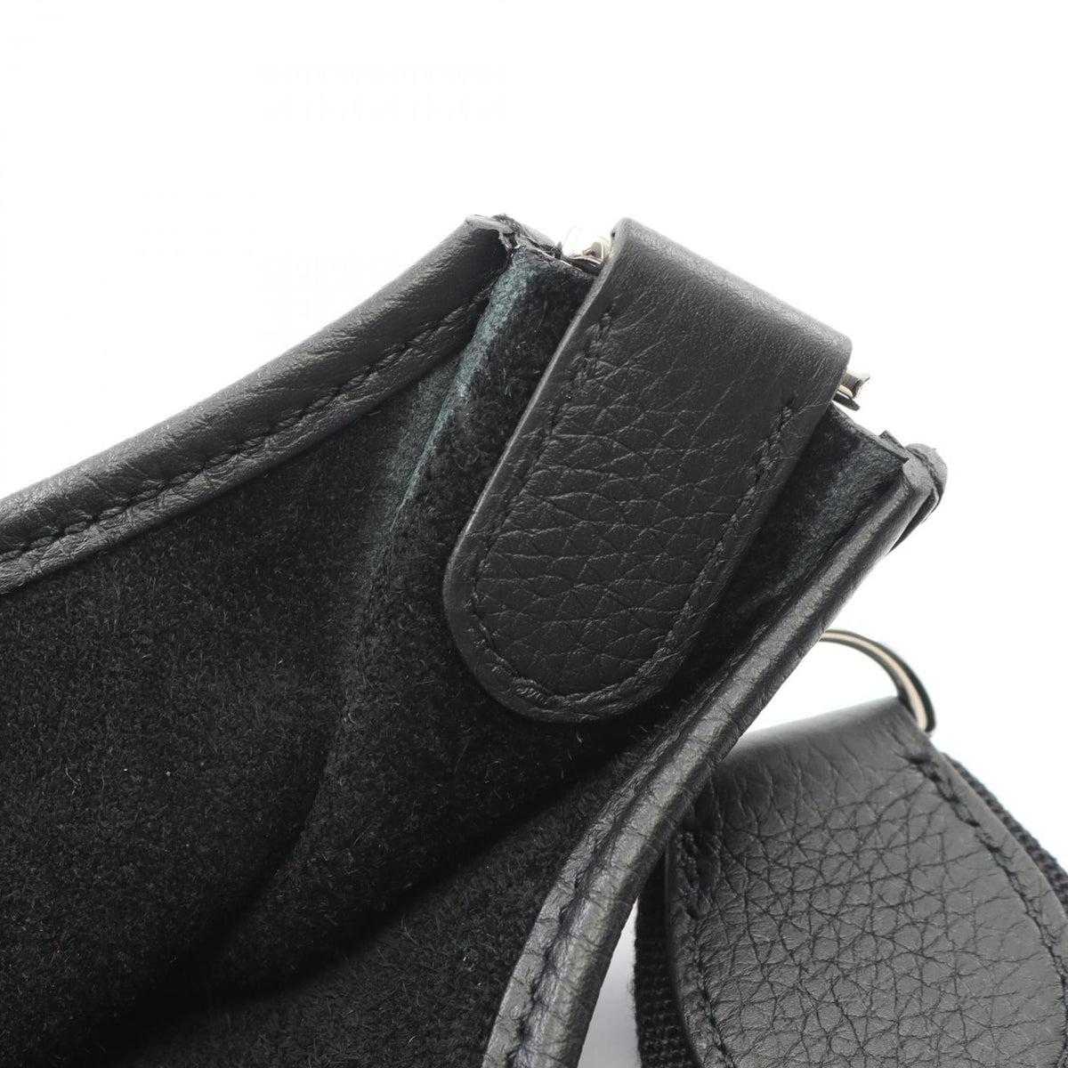 Hermes Black Taurillon Clemence Leather Leather Shoulder Bag (Pre-Owned)