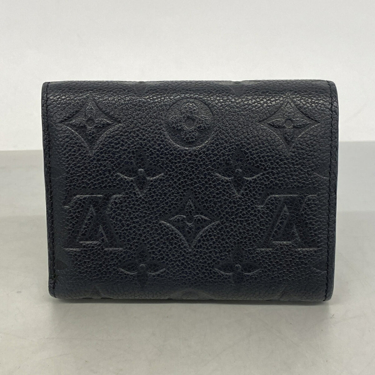 Louis Vuitton Noir Wallet (Tri-Fold) (Pre-Owned)