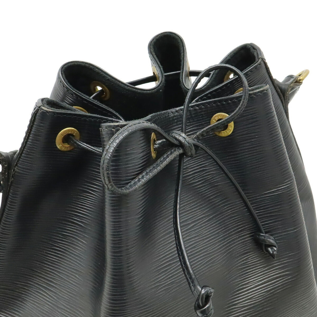 Louis Vuitton Black Noir Epi Leather Shoulder Bag (Pre-Owned)