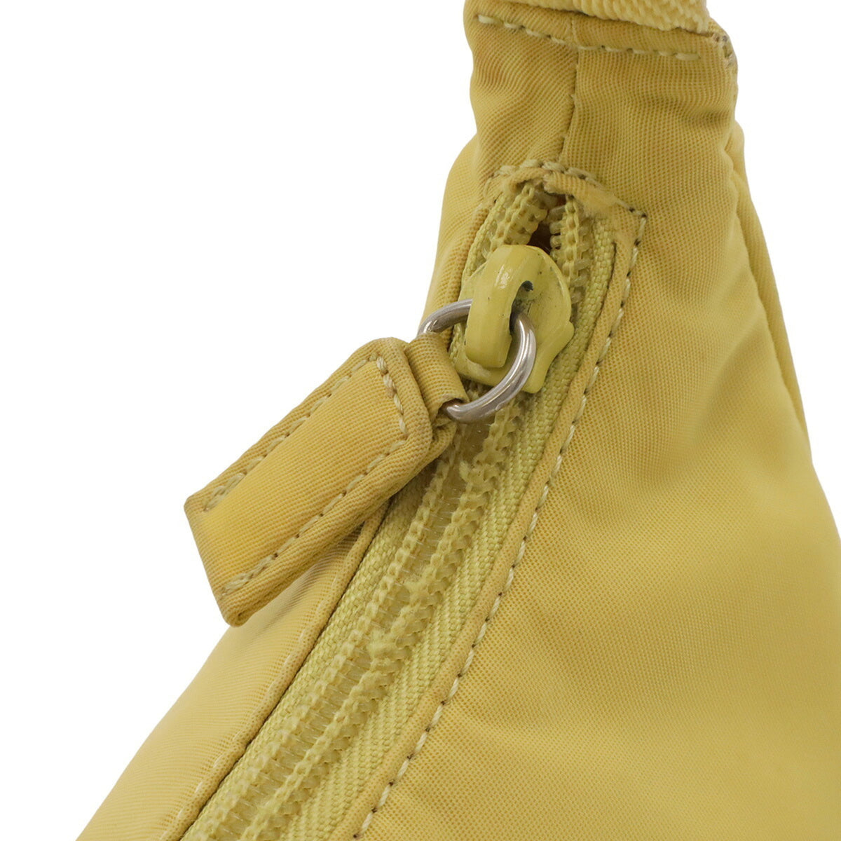 Prada Yellow Nylon Handbag Pouch (Pre-Owned)