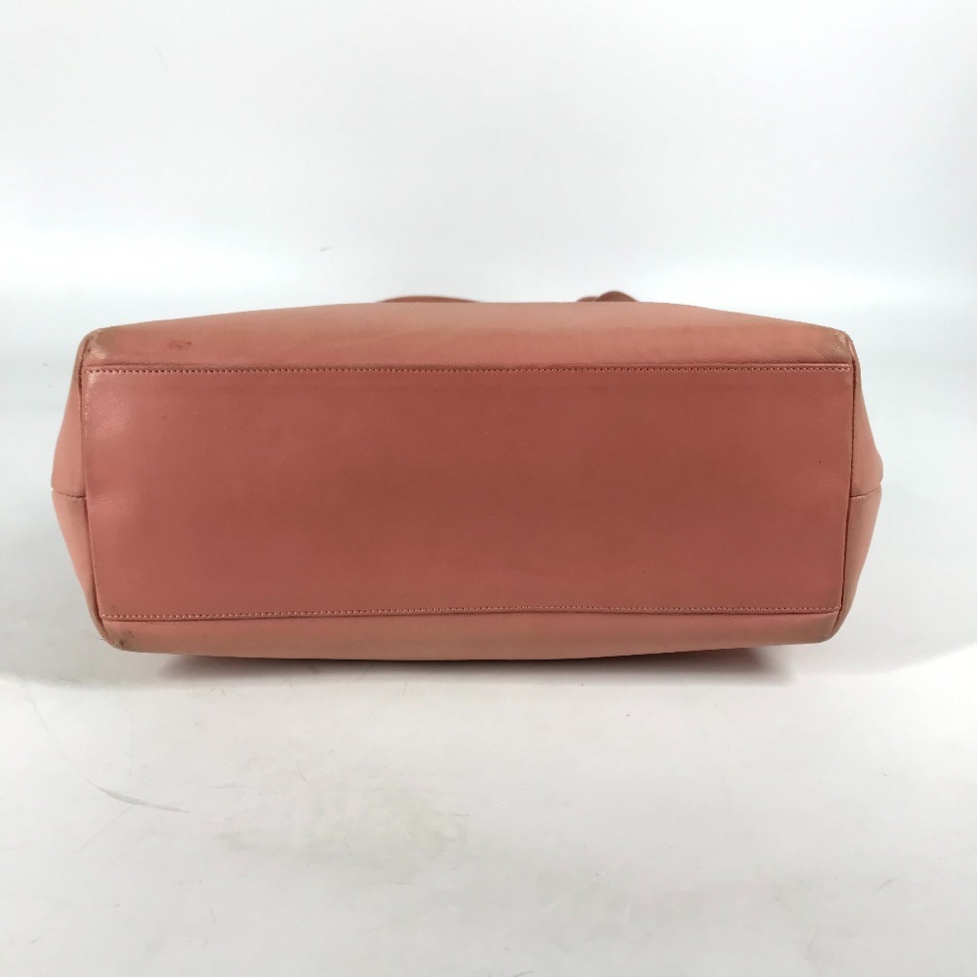 Chanel Pink Leather Shoulder Bag Tote Bag (Pre-Owned)