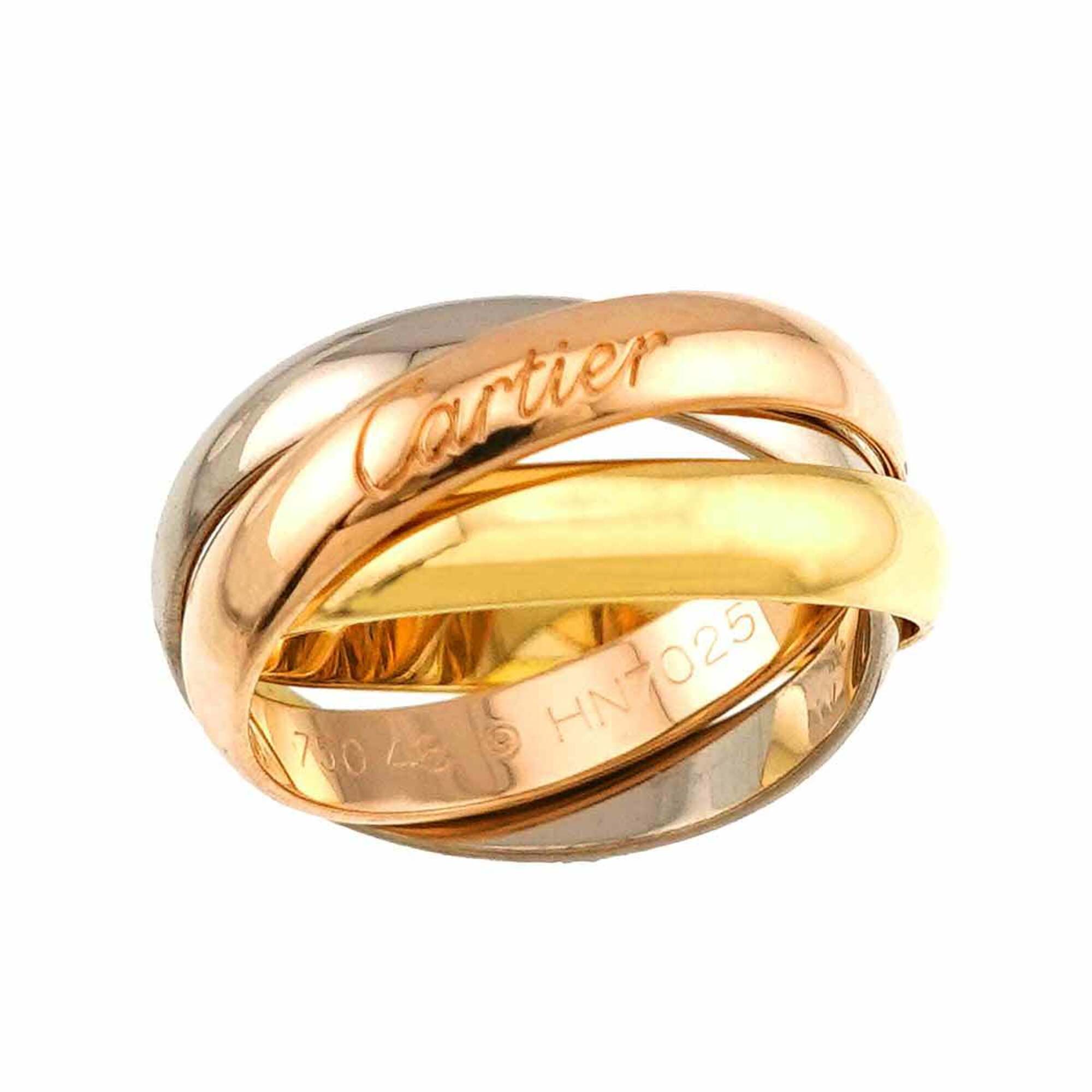 Cartier Yellow Gold (18K) Pink Gold (18K) White Gold (18K) Band Ring (Pre-Owned)