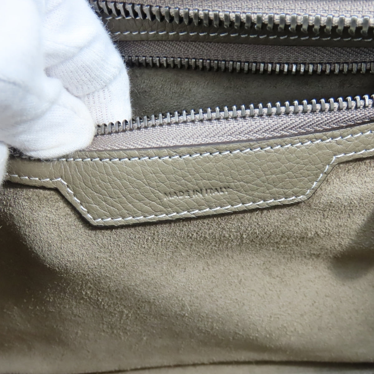 Celine Grayish Leather Tote Bag (Pre-Owned)