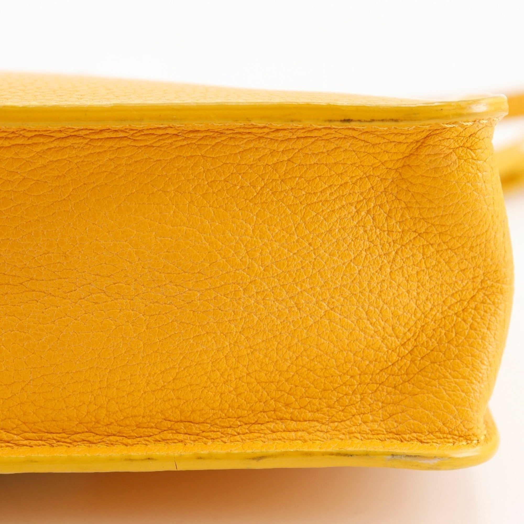 Jimmy Choo Yellow Leather Handbag (Pre-Owned)