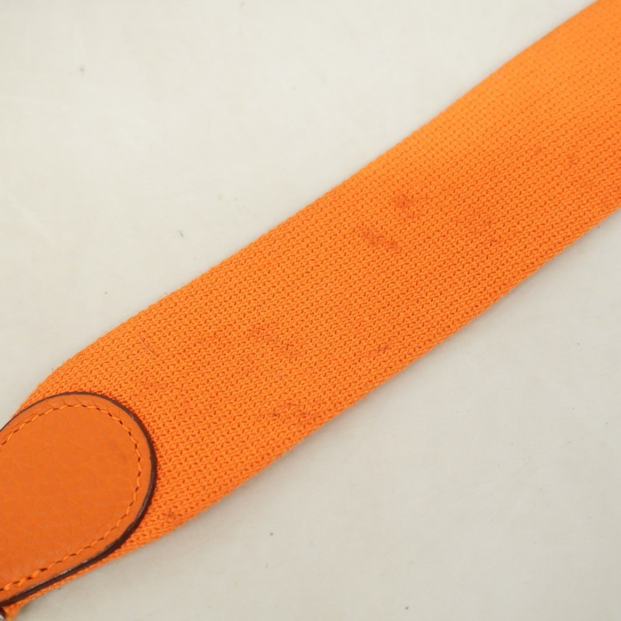 Hermes Orange Taurillon Clemence Leather Shoulder Bag (Pre-Owned)