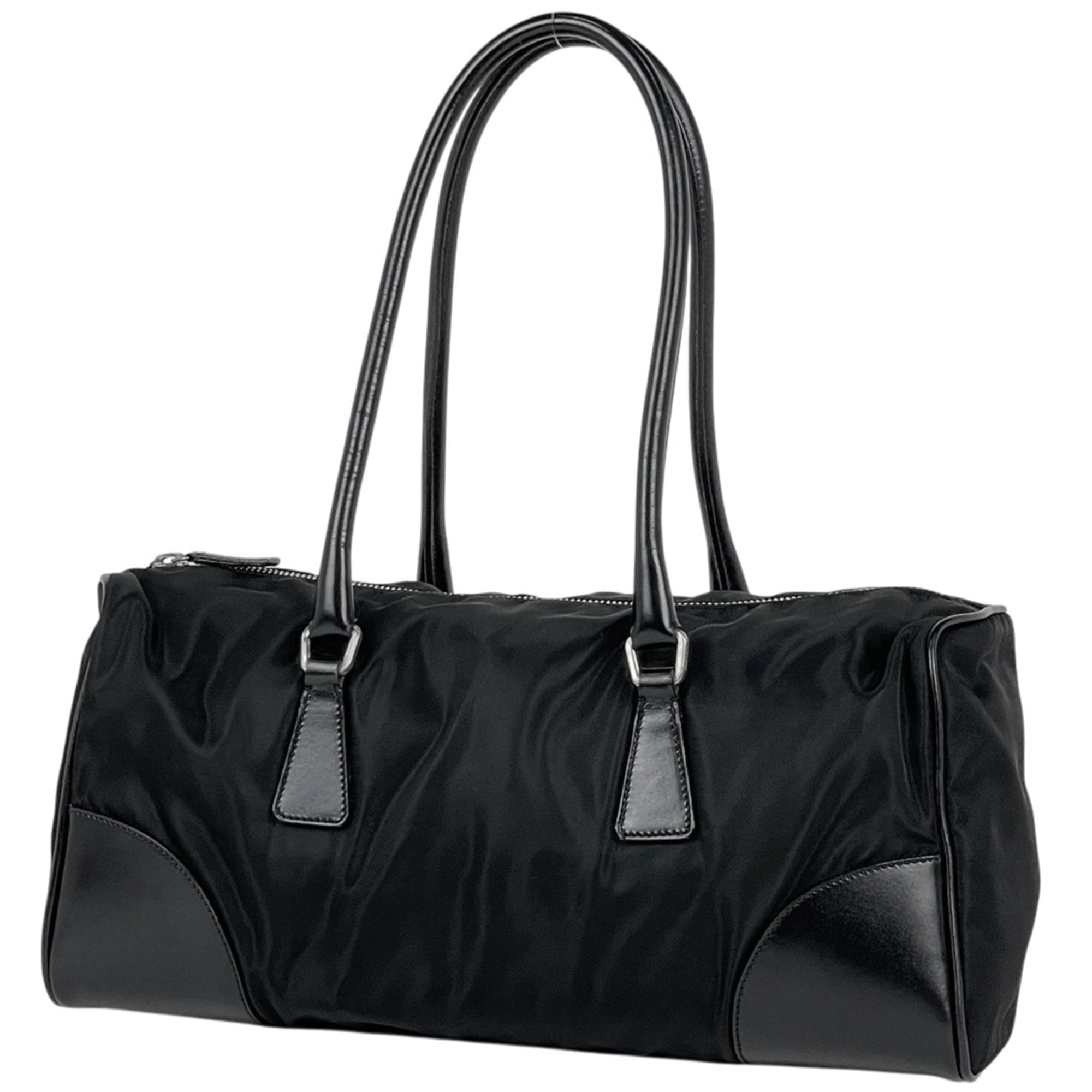 Prada Black Nylon Handbag (Pre-Owned)