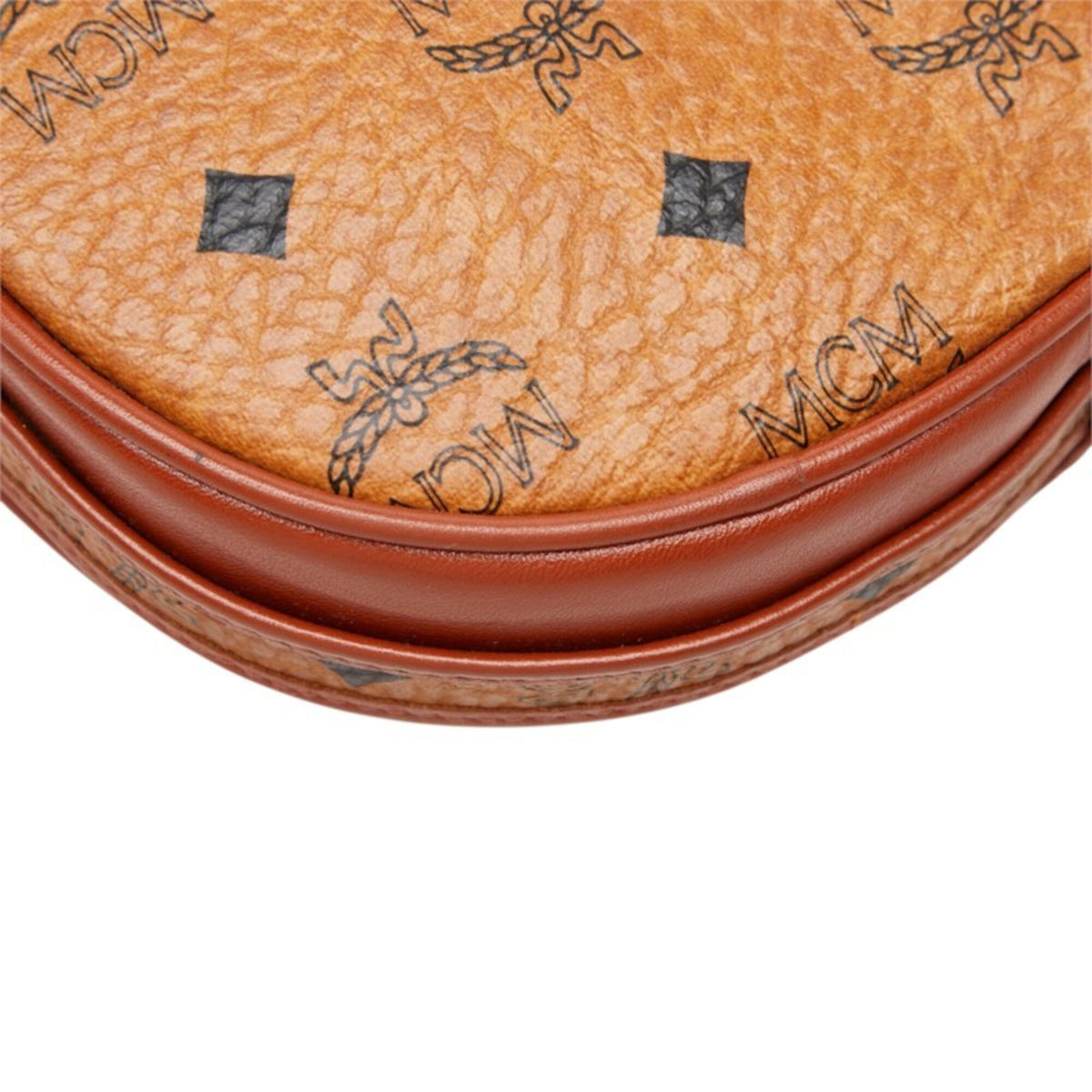 Mcm Brown Pvc Leather Shoulder Bag (Pre-Owned)