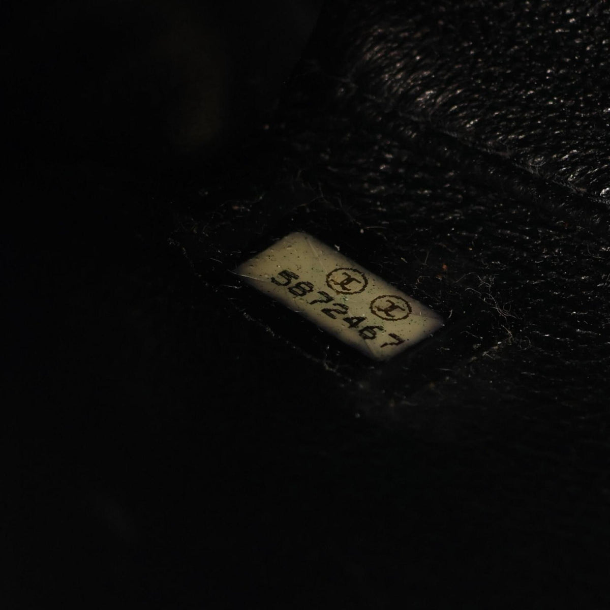 Chanel Black Leather Handbag Shoulder Bag (Pre-Owned)