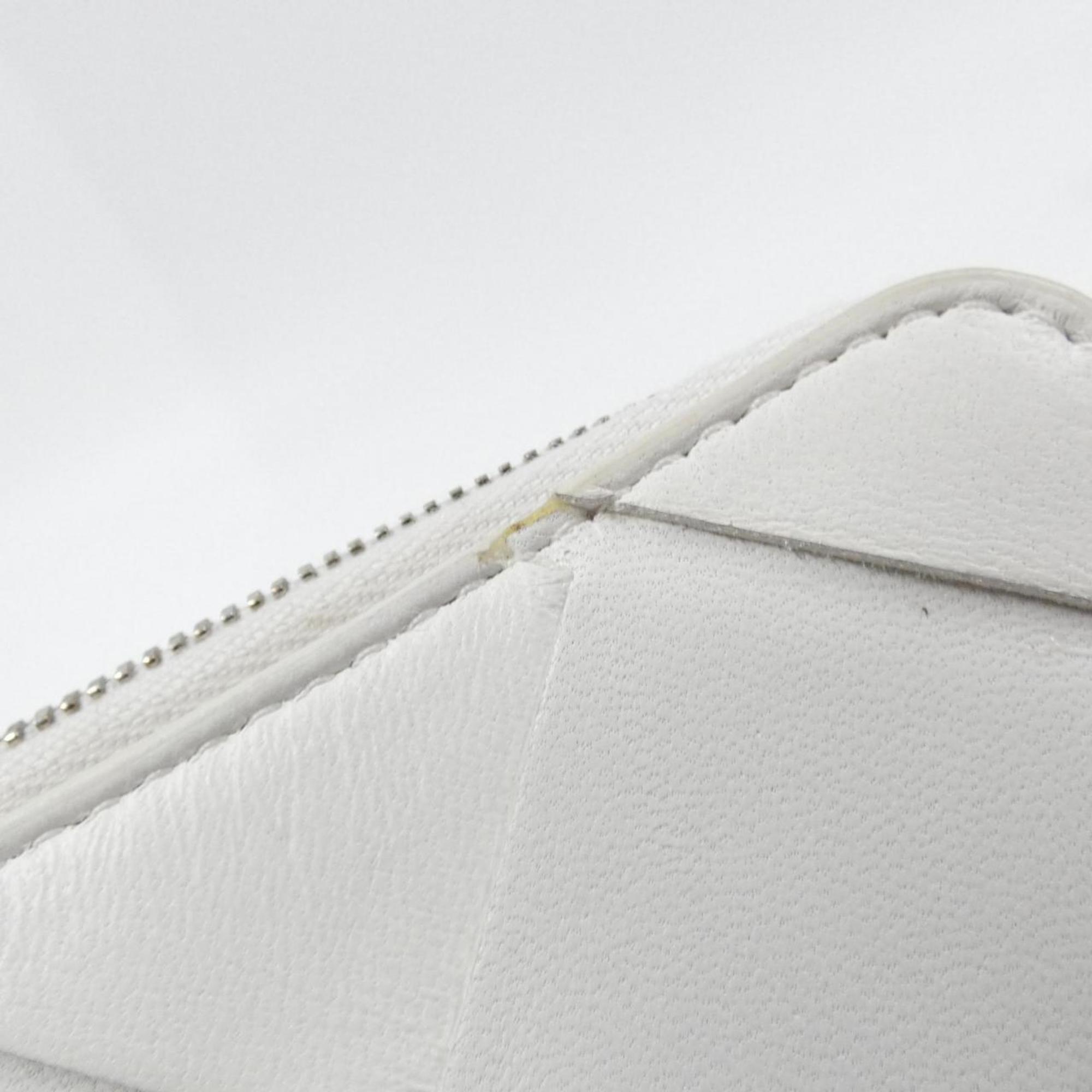 Bottega Veneta White Leather Wallet (Bi-Fold) (Pre-Owned)