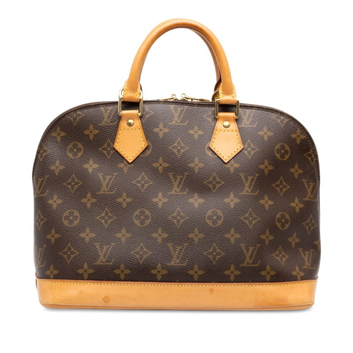 Louis Vuitton Brown Pvc Leather Handbag (Pre-Owned)