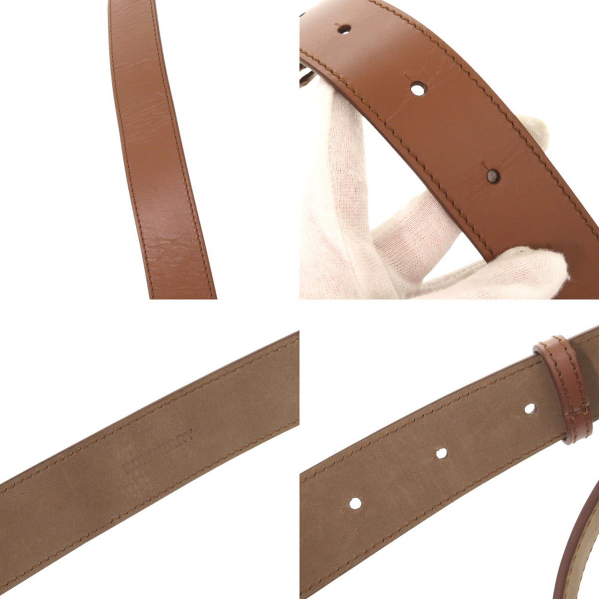 Burberry Brown Leather Fanny Pack (Pre-Owned)