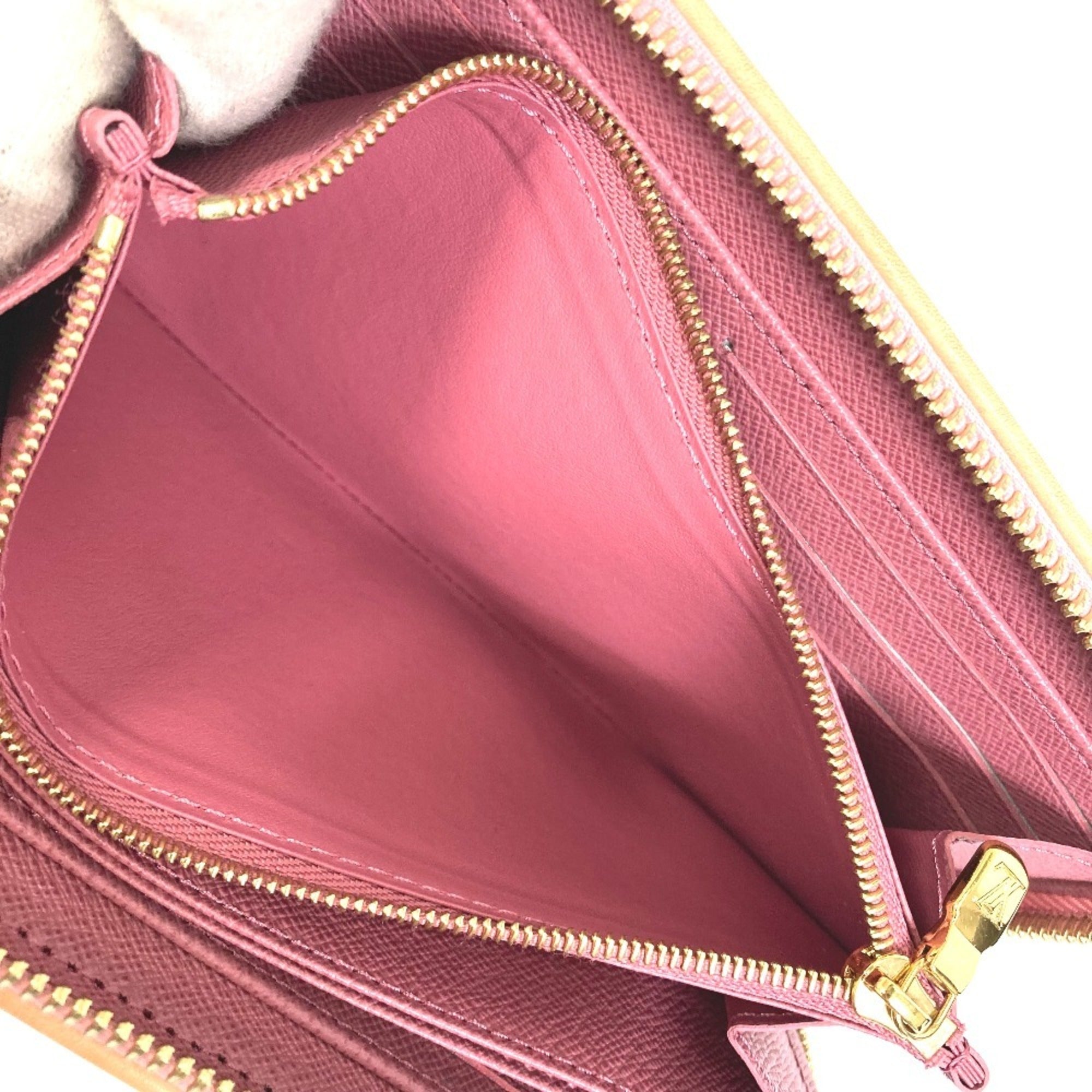 Louis Vuitton Monogram Denim Pink Monogram Denim Long Wallet (Bi-Fold) (Pre-Owned)