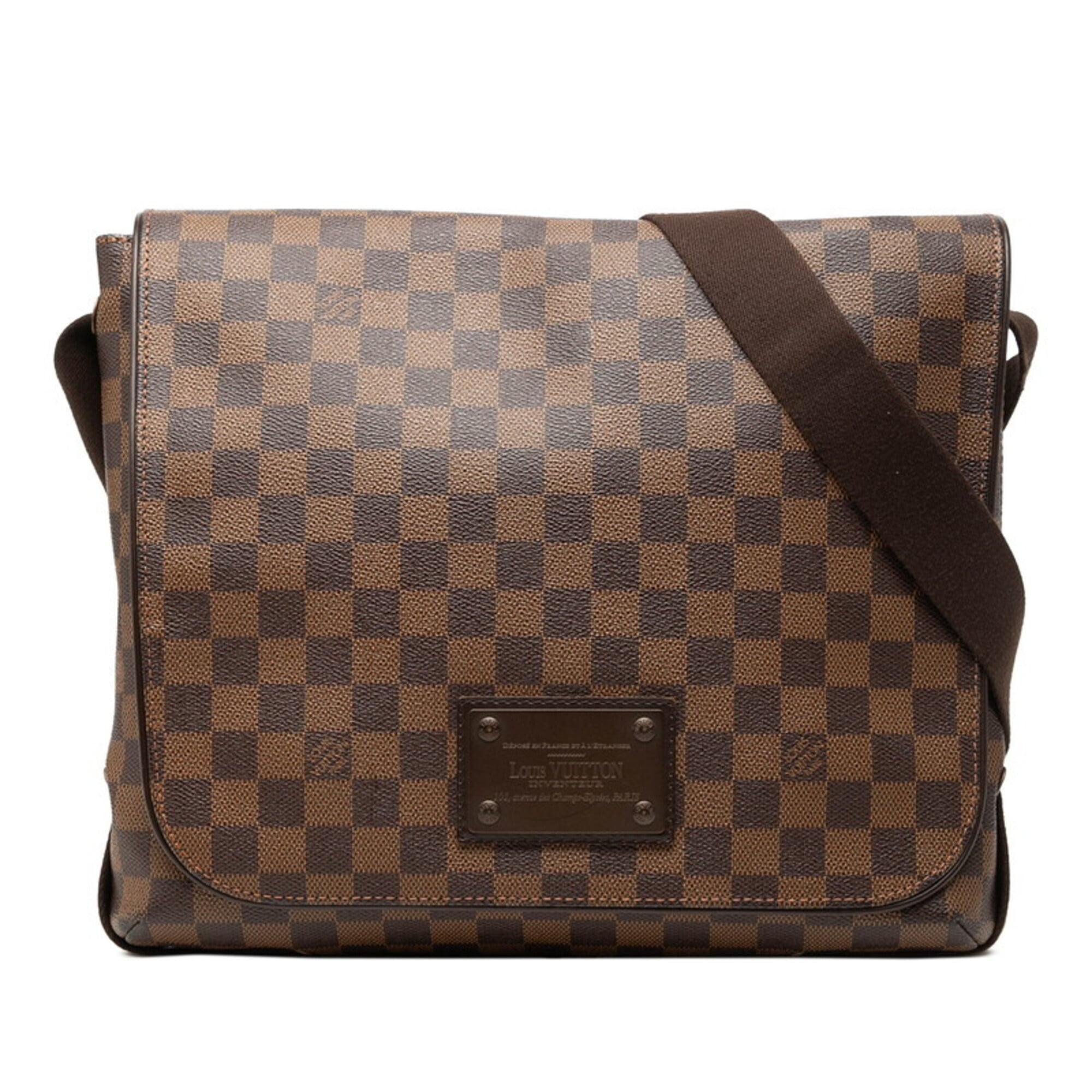 Louis Vuitton Brown Pvc Leather Shoulder Bag (Pre-Owned)