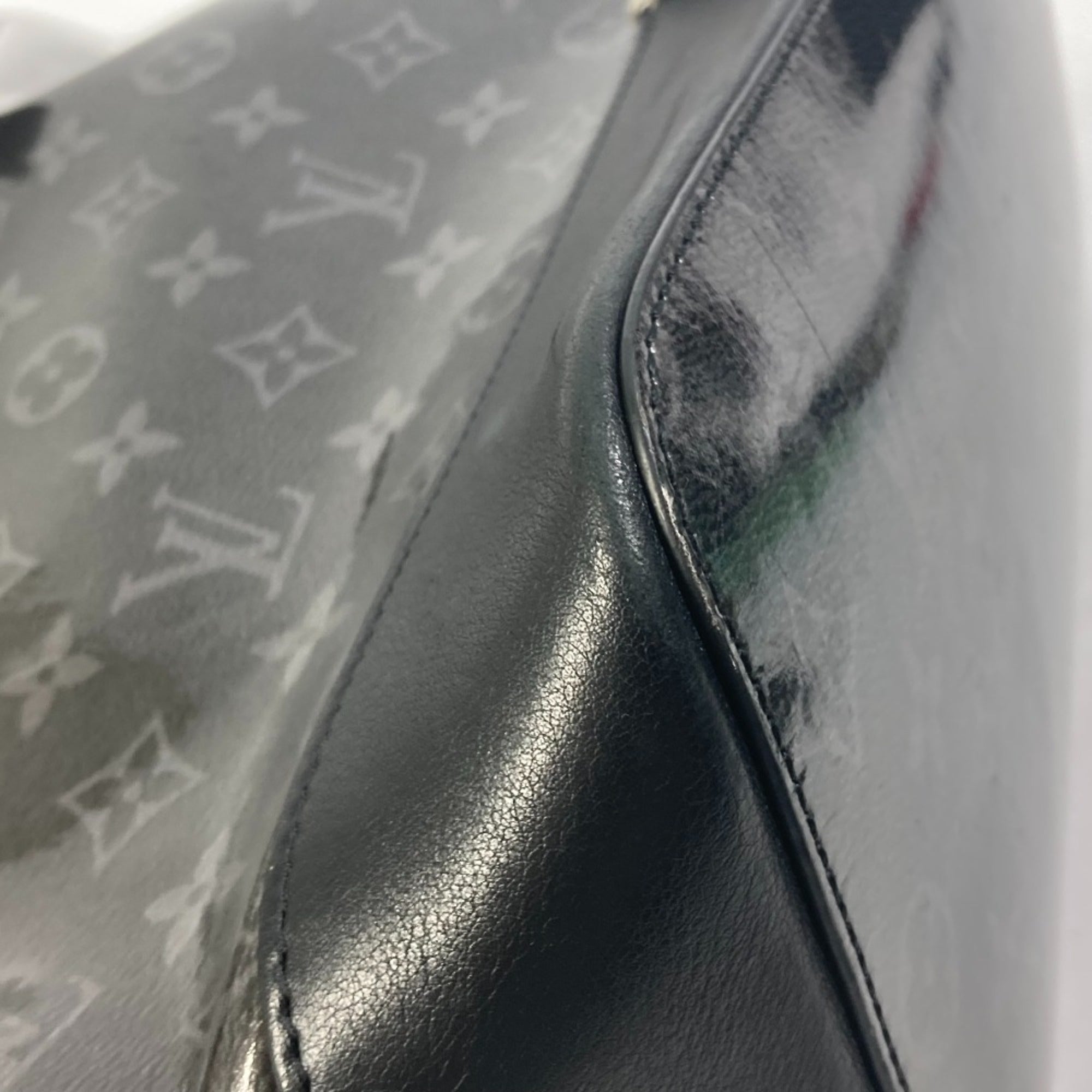 Louis Vuitton Black Monogram Eclipse Monogram Eclipse Backpack Handbag Tote Bag (Pre-Owned)