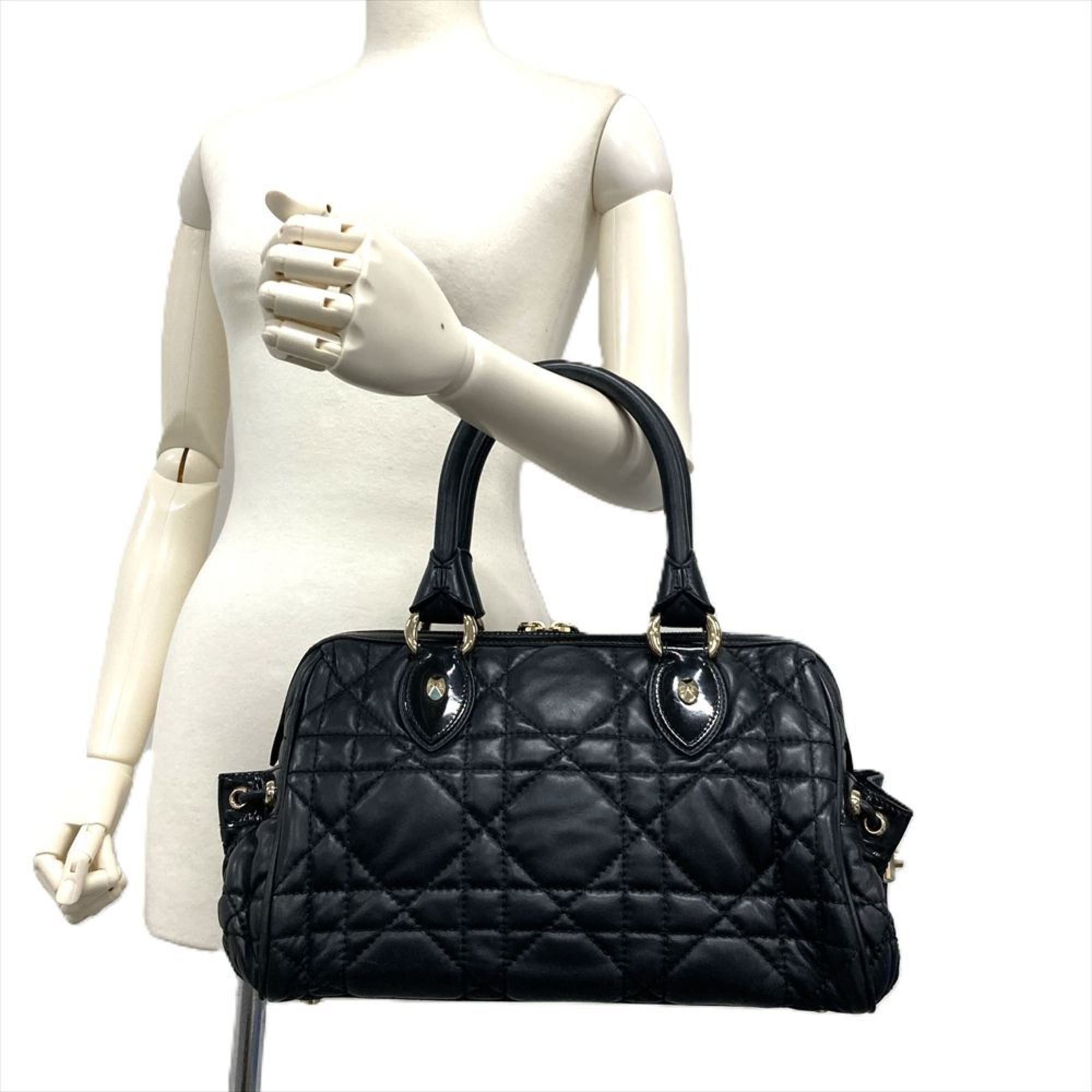 Christian Dior Black Leather Handbag (Pre-Owned)