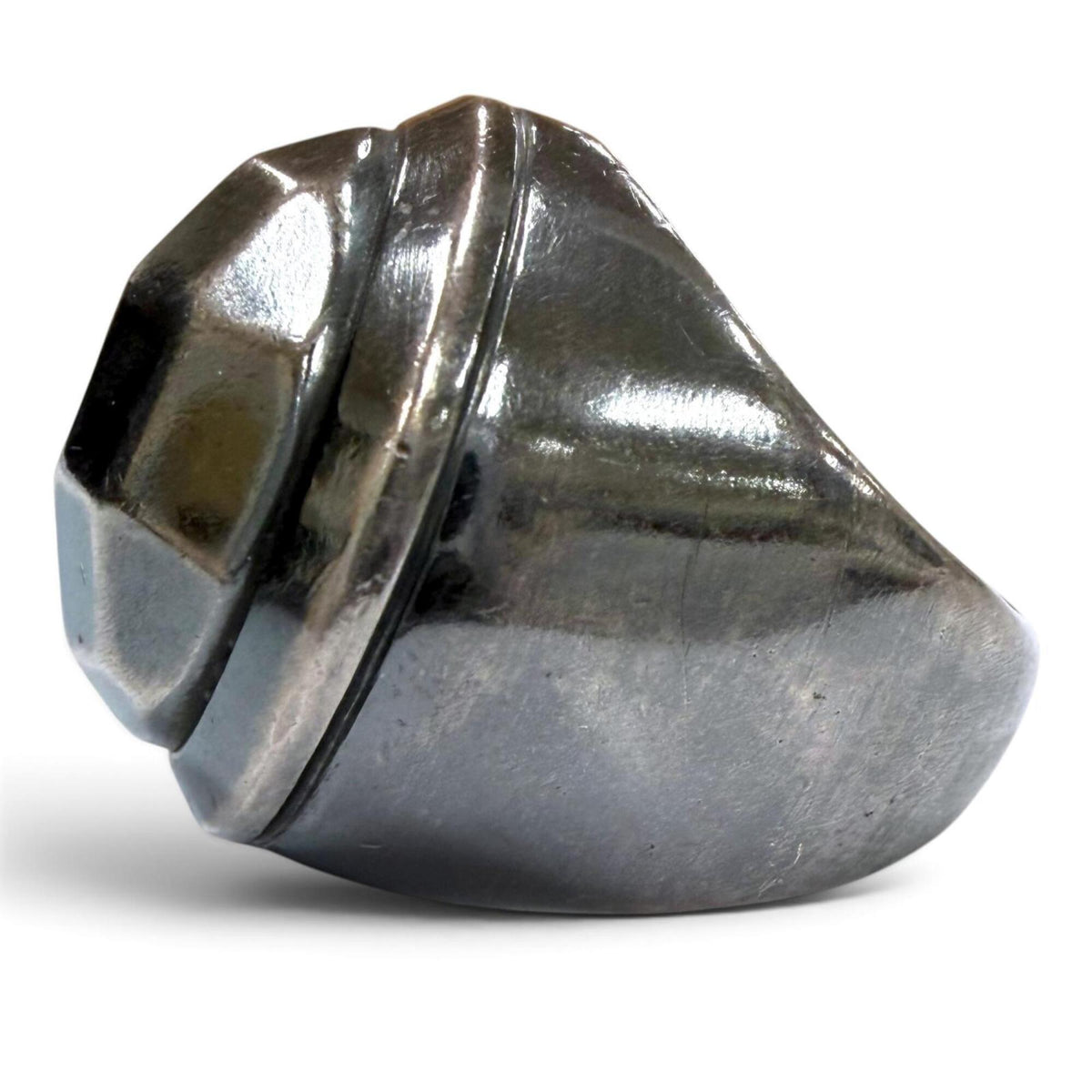 Bottega Veneta Silver Silver 925 Band Ring (Pre-Owned)