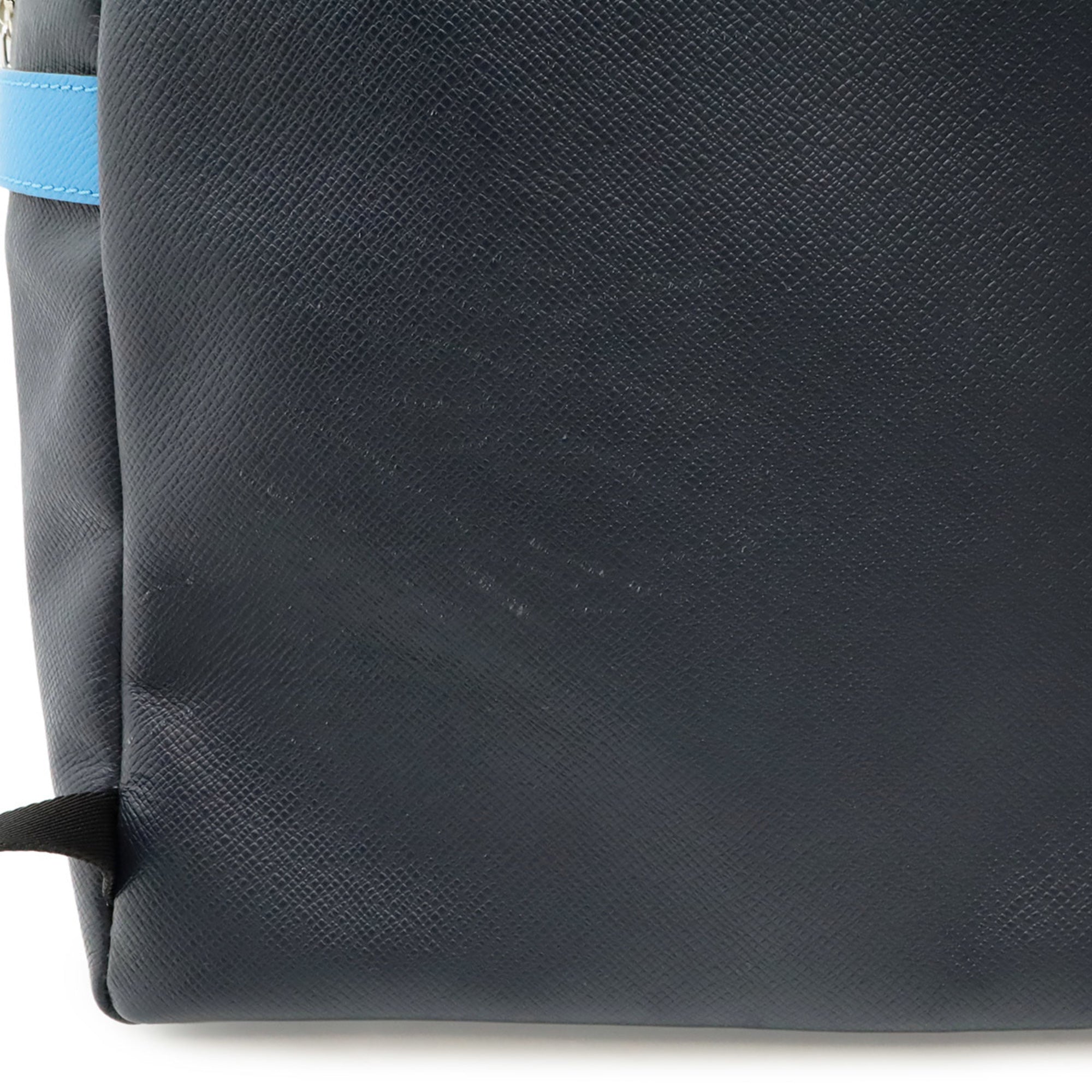 Louis Vuitton Blue Navy Taiga Leather Backpack (Pre-Owned)