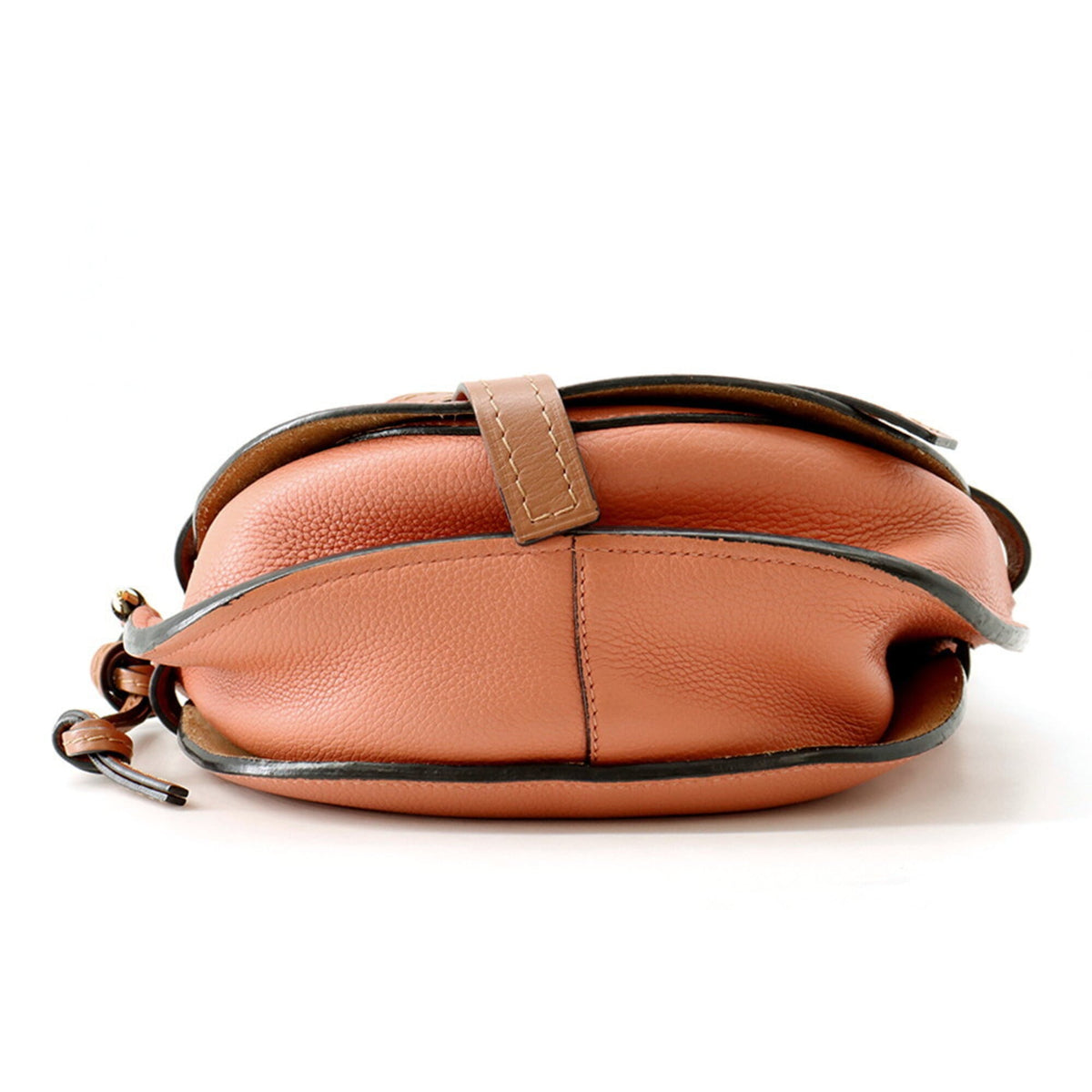 Loewe Brown Pink Leather Shoulder Bag (Pre-Owned)