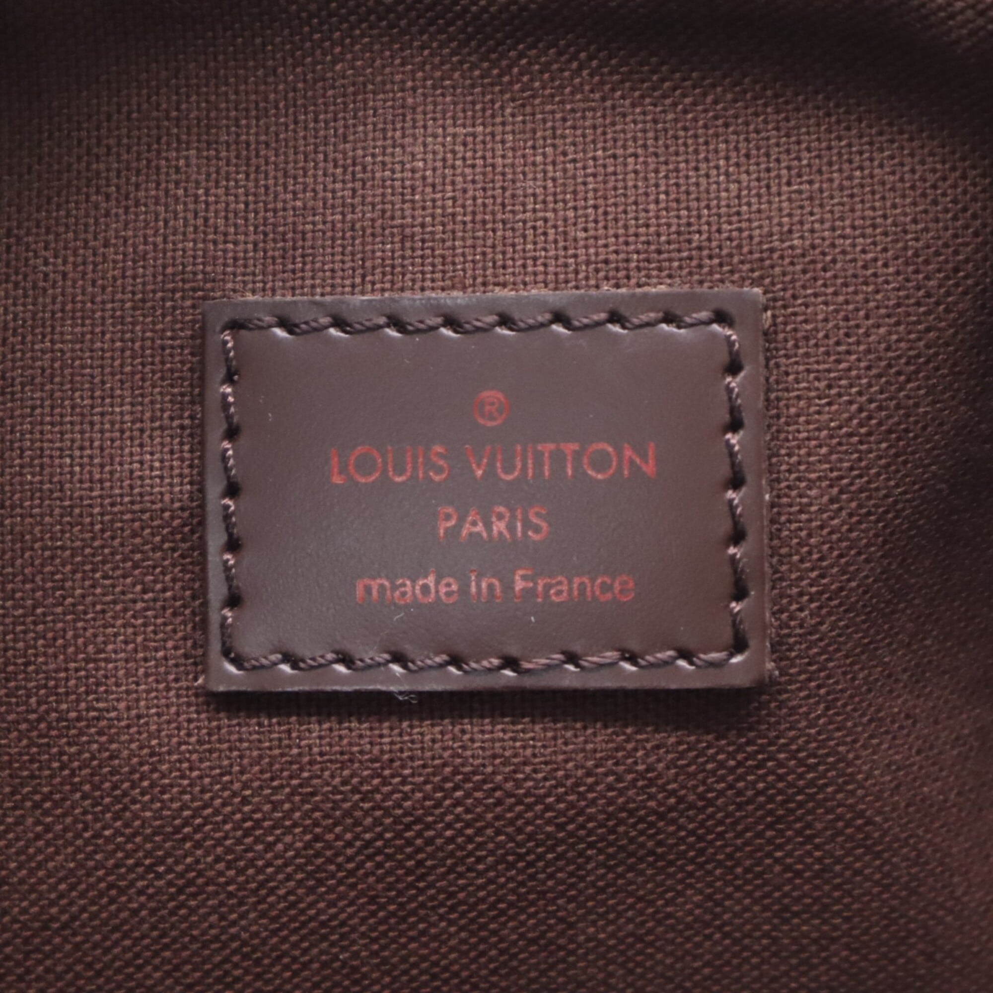 Louis Vuitton Beige Brown Coated Canvas Leather Pochette Shoulder Bag (Pre-Owned)