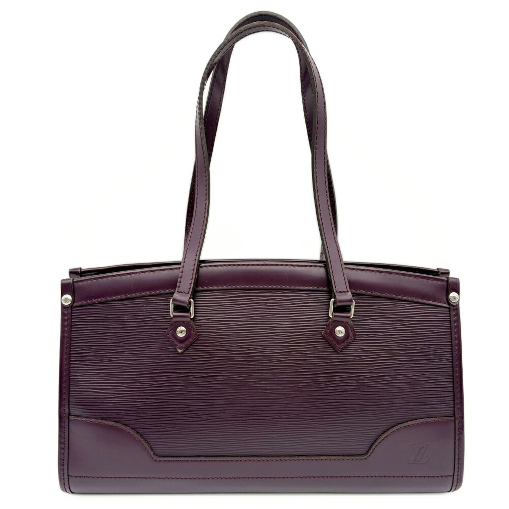 Louis Vuitton Cassis Purple Leather Shoulder Bag (Pre-Owned)