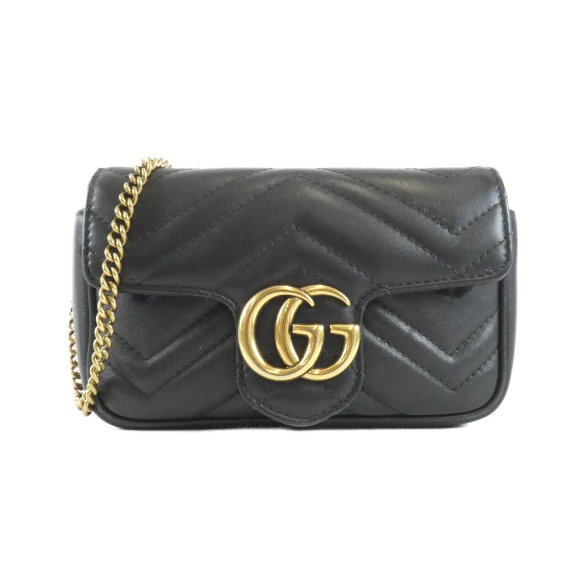 Gucci Black Leather Shoulder Bag (Pre-Owned)