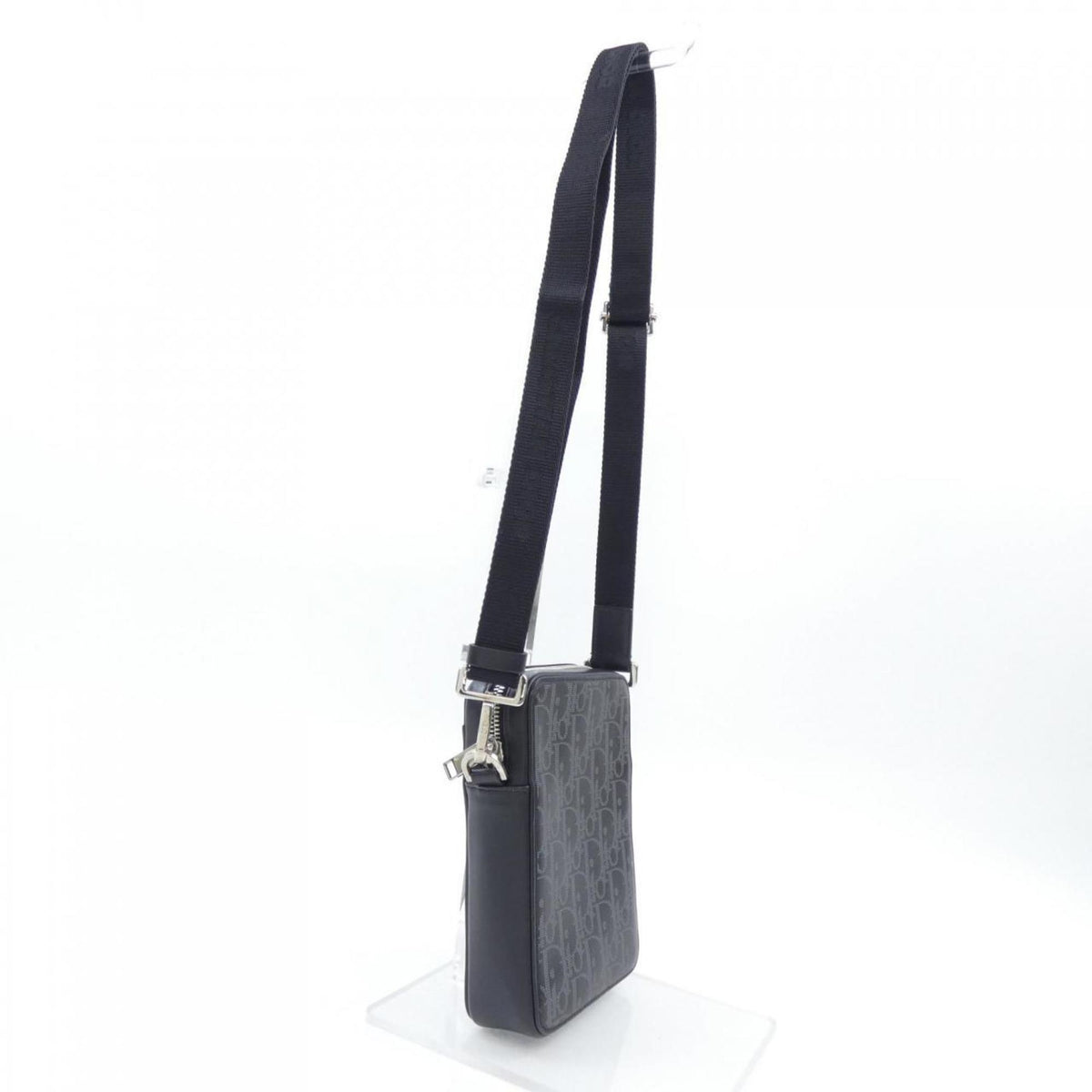 Christian Dior Black Gray Handbag (Pre-Owned)