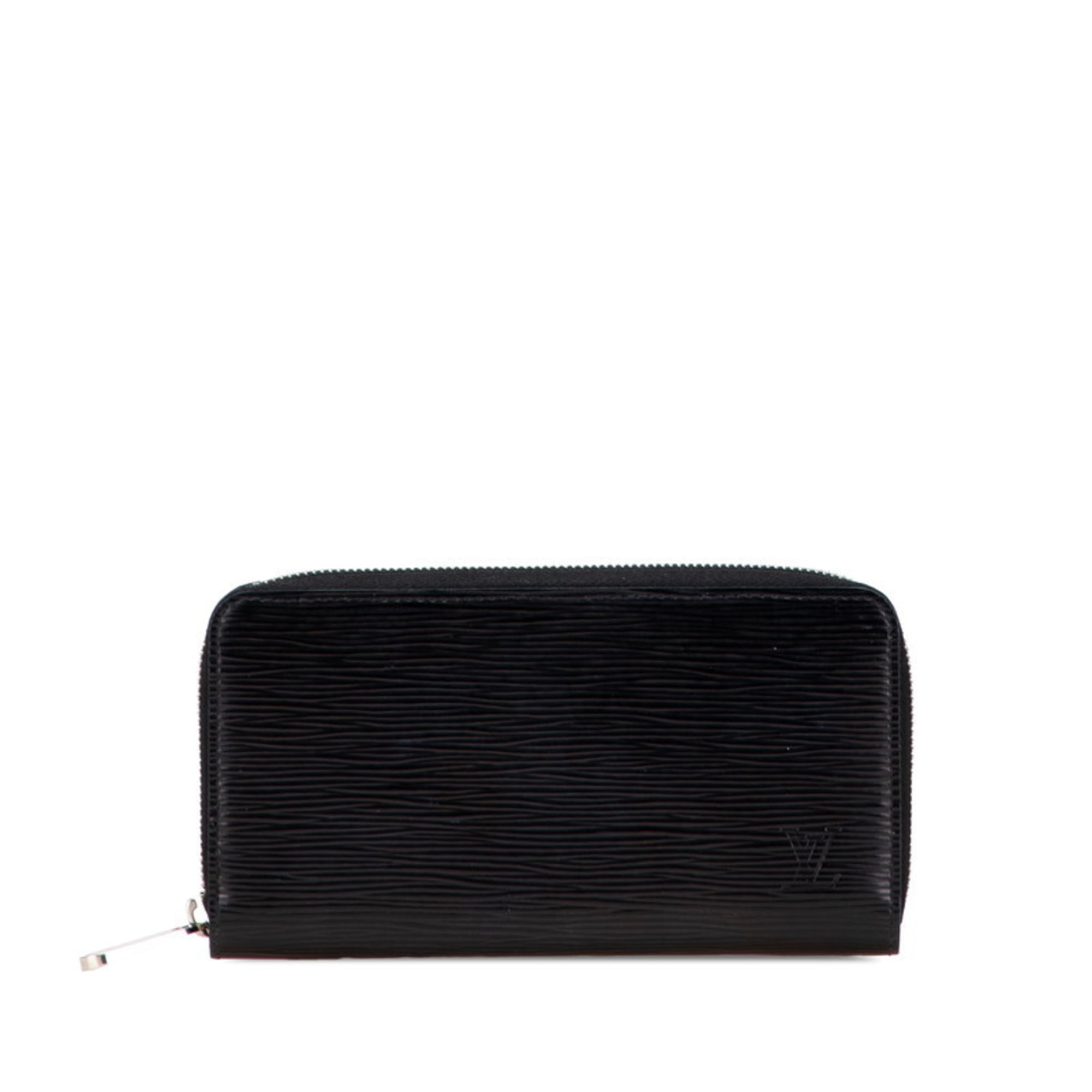 Louis Vuitton Epi Black Leather Long Wallet (Bi-Fold) (Pre-Owned)