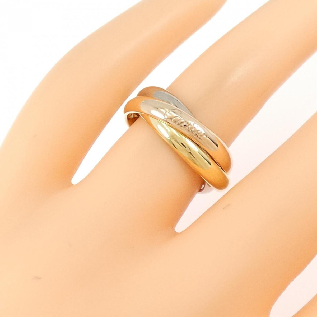 Cartier Yellow Gold (18K) Pink Gold (18K) White Gold (18K) Band Ring (Pre-Owned)