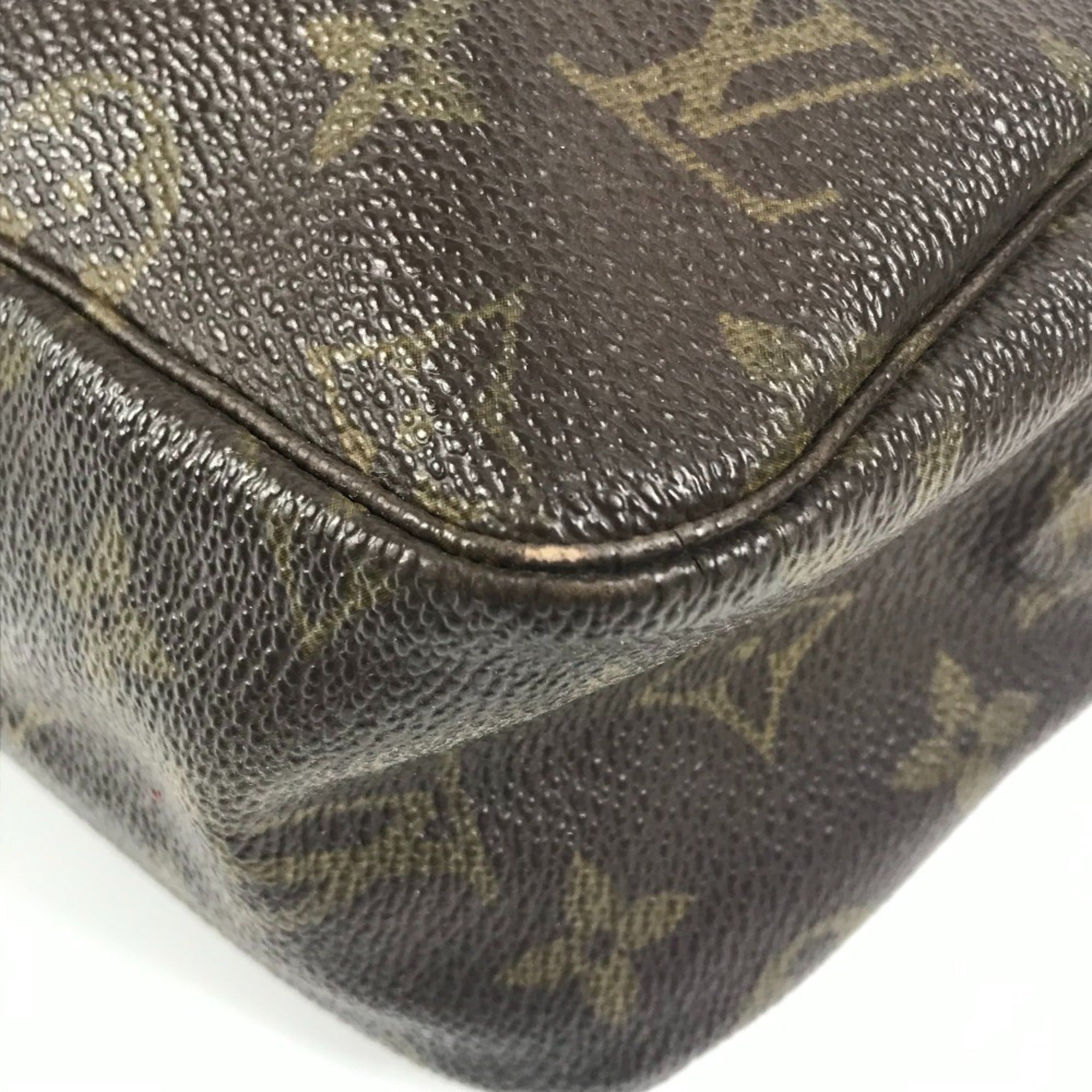 Louis Vuitton Monogram Brown Monogram Clutch Bag Pouch (Pre-Owned)