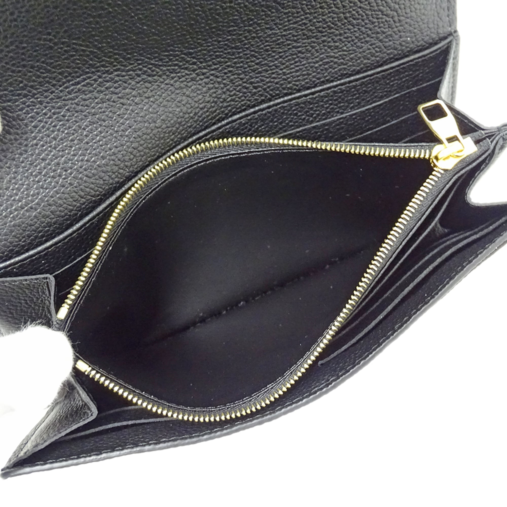 Louis Vuitton Monogram Empreinte Beige Noir Monogram Empreinte Wallet (Bi-Fold) (Pre-Owned)