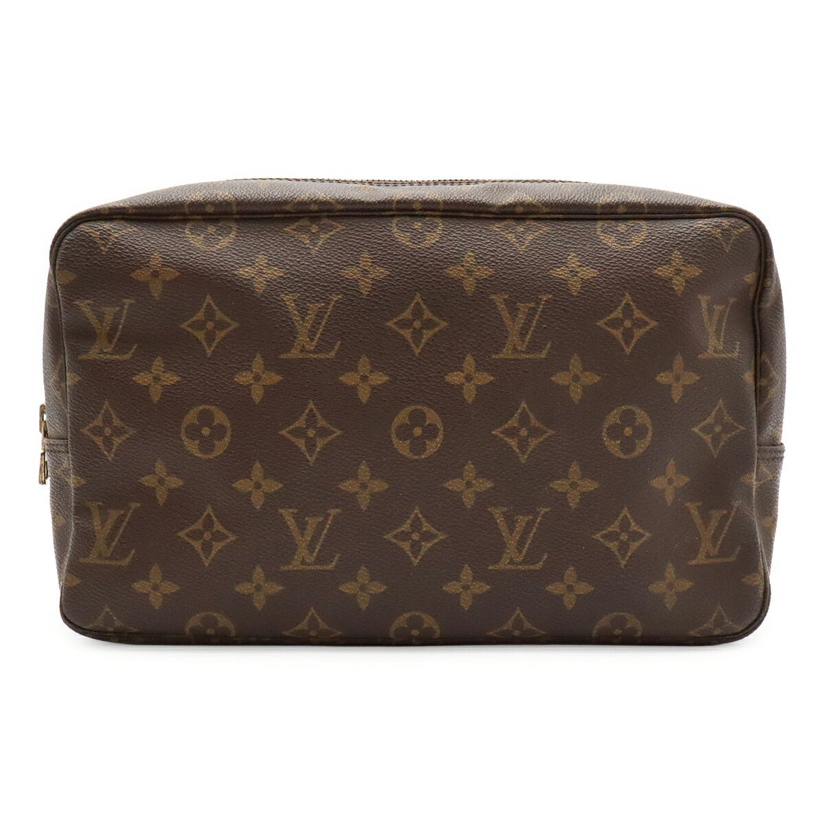 Louis Vuitton Brown Monogram Canvas Clutch Bag Pouch (Pre-Owned)
