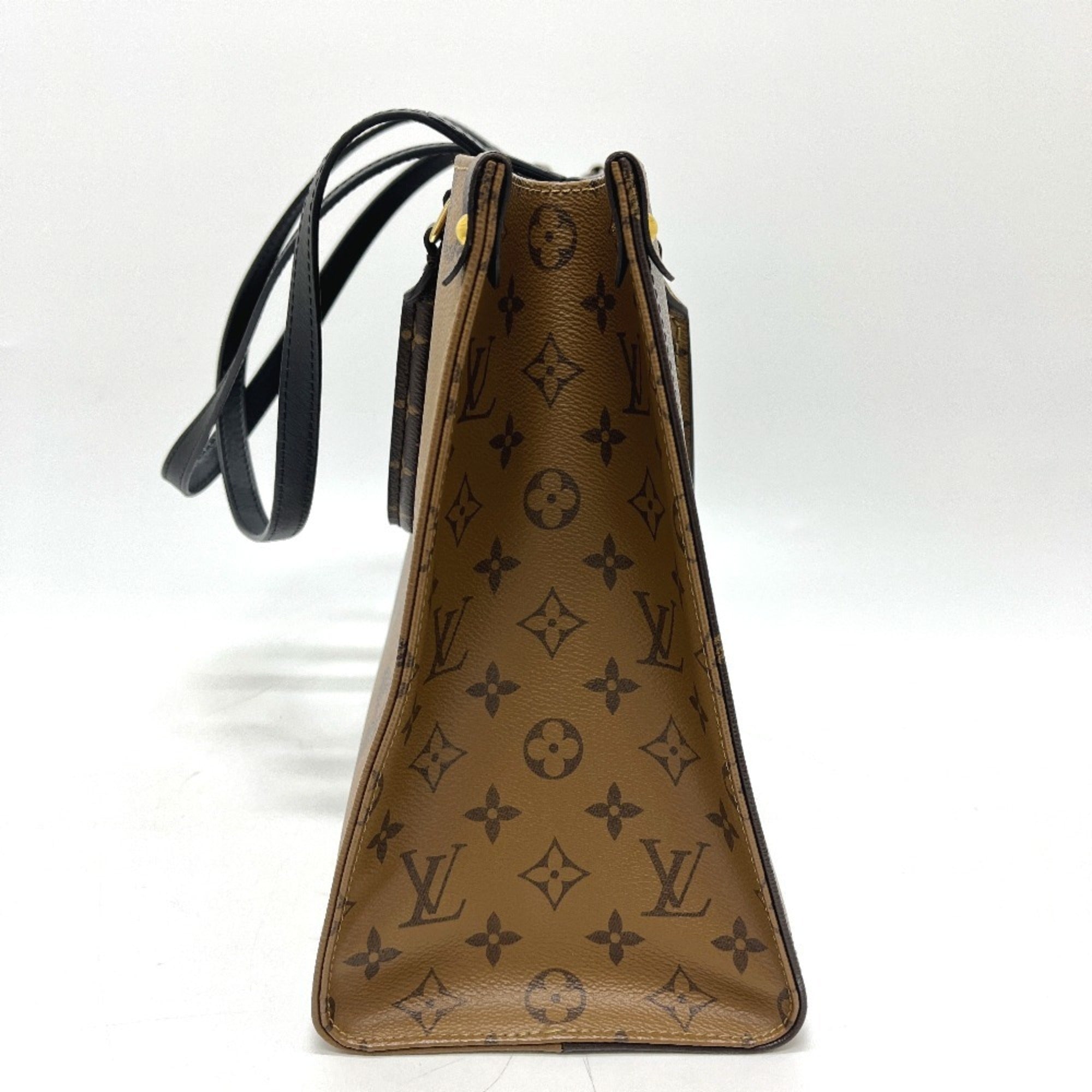 Louis Vuitton Brown Monogram Reverse Tote Bag (Pre-Owned)