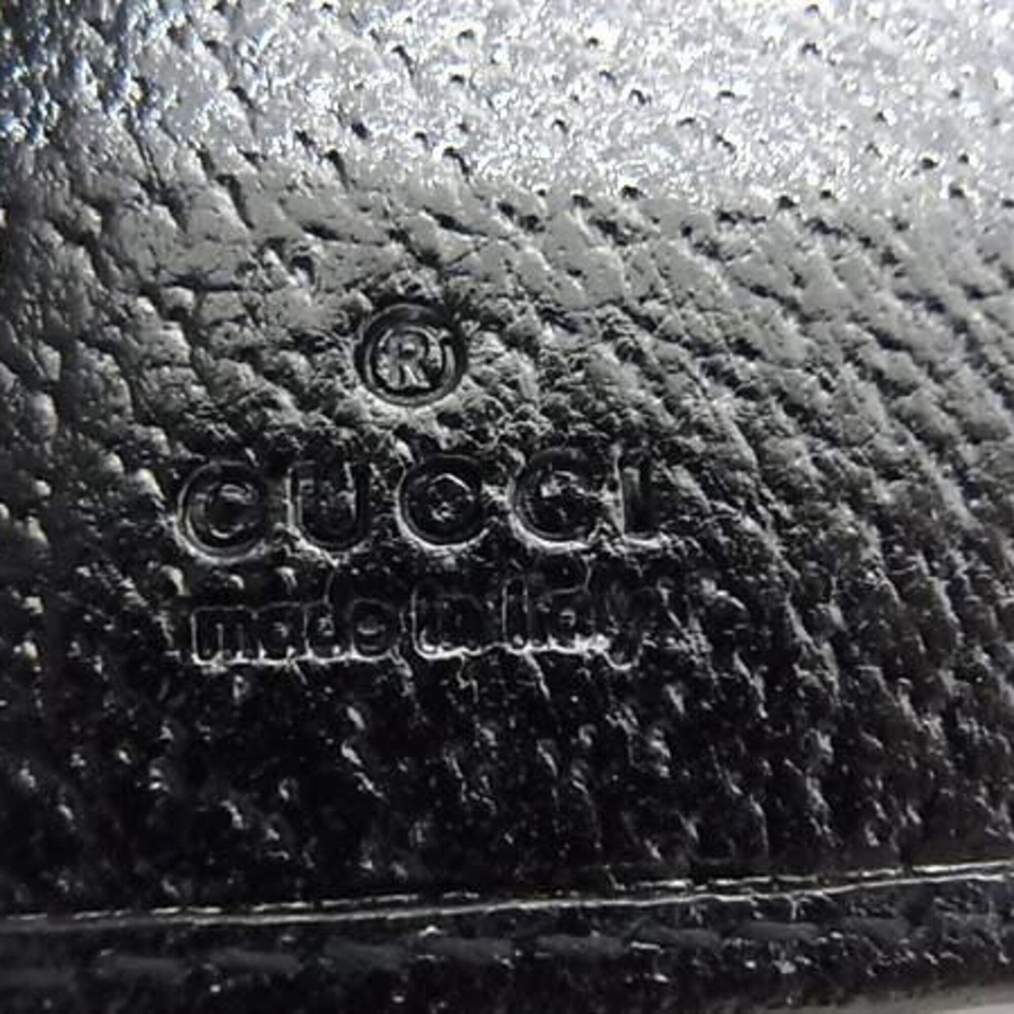 Gucci Black Canvas Leather Wallet (Bi-Fold) (Pre-Owned)